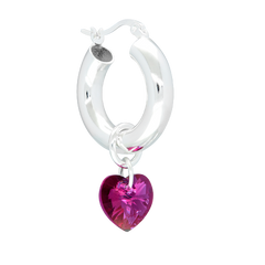 Lonely Hearts Club No. 2 Earrings in Silver