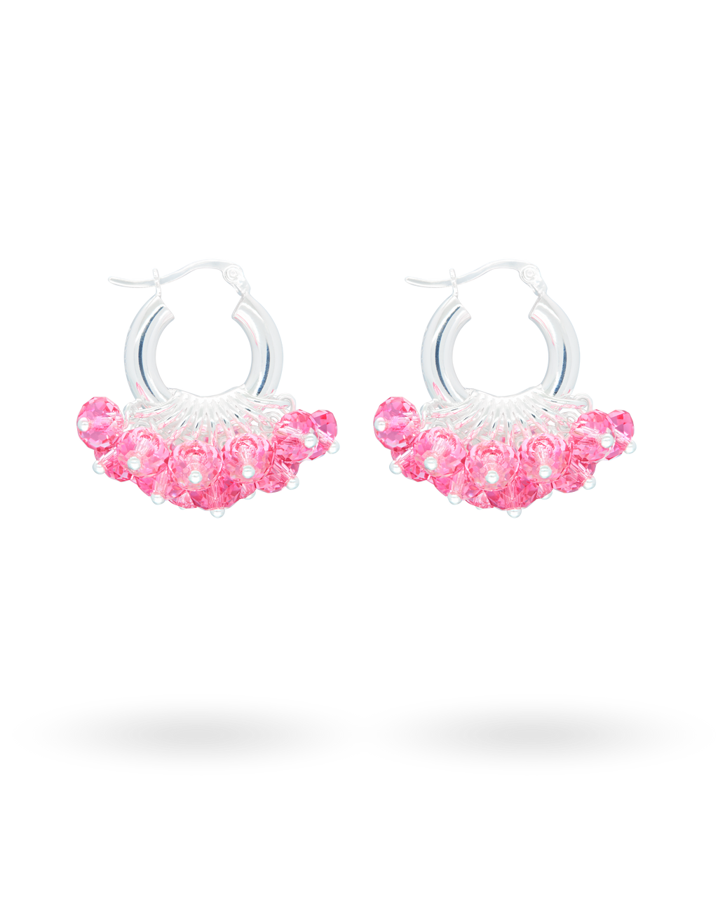 Mini Ma Chérie Earrings in Silver