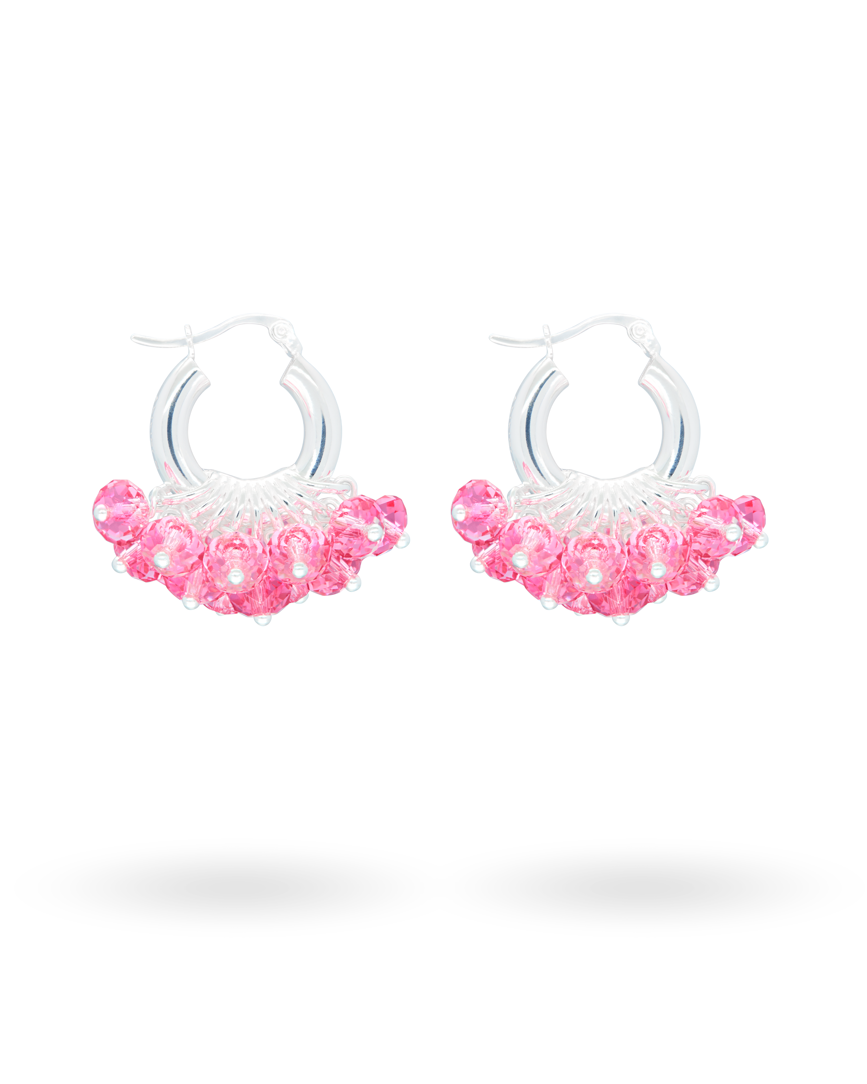 Mini Ma Chérie Earrings in Silver