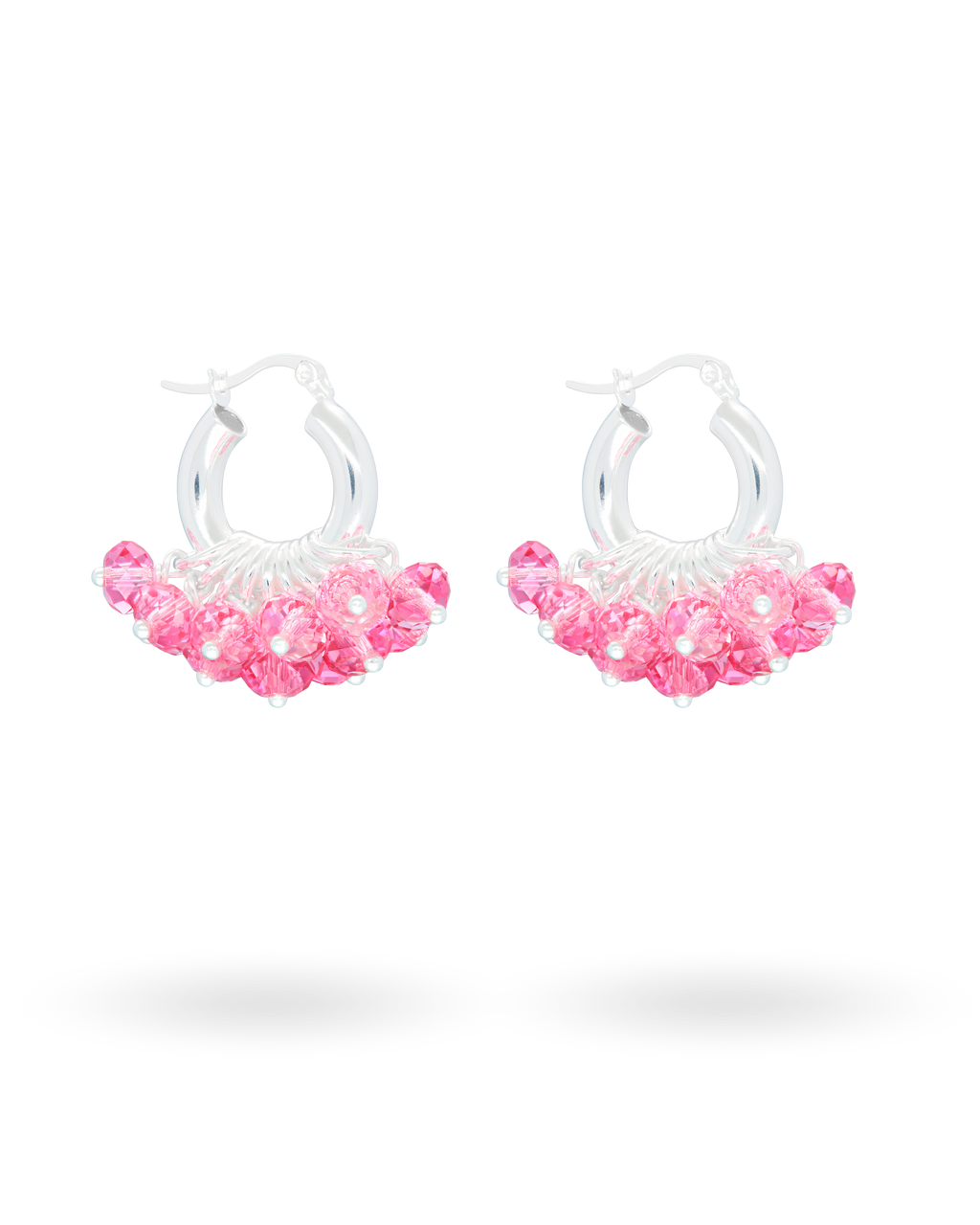 Mini Ma Chérie Earrings in Silver