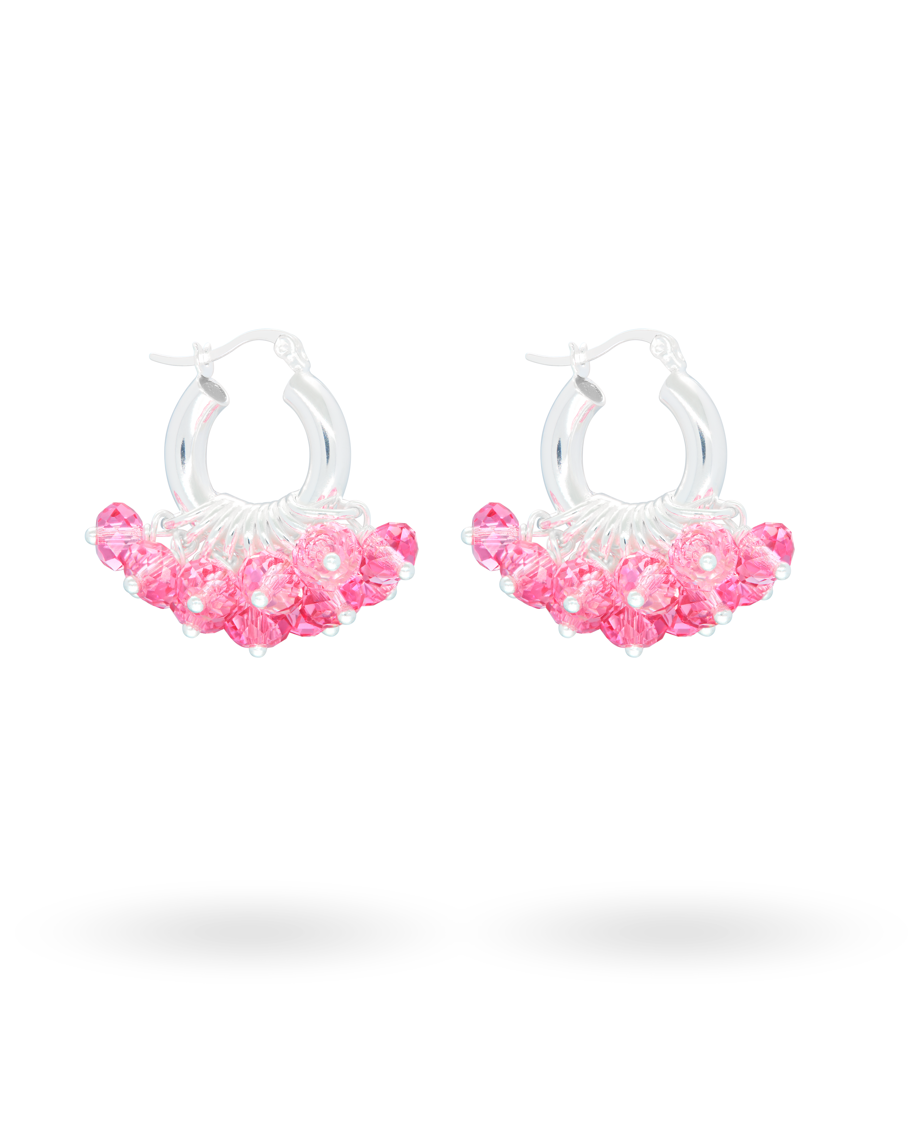 Mini Ma Chérie Earrings in Silver