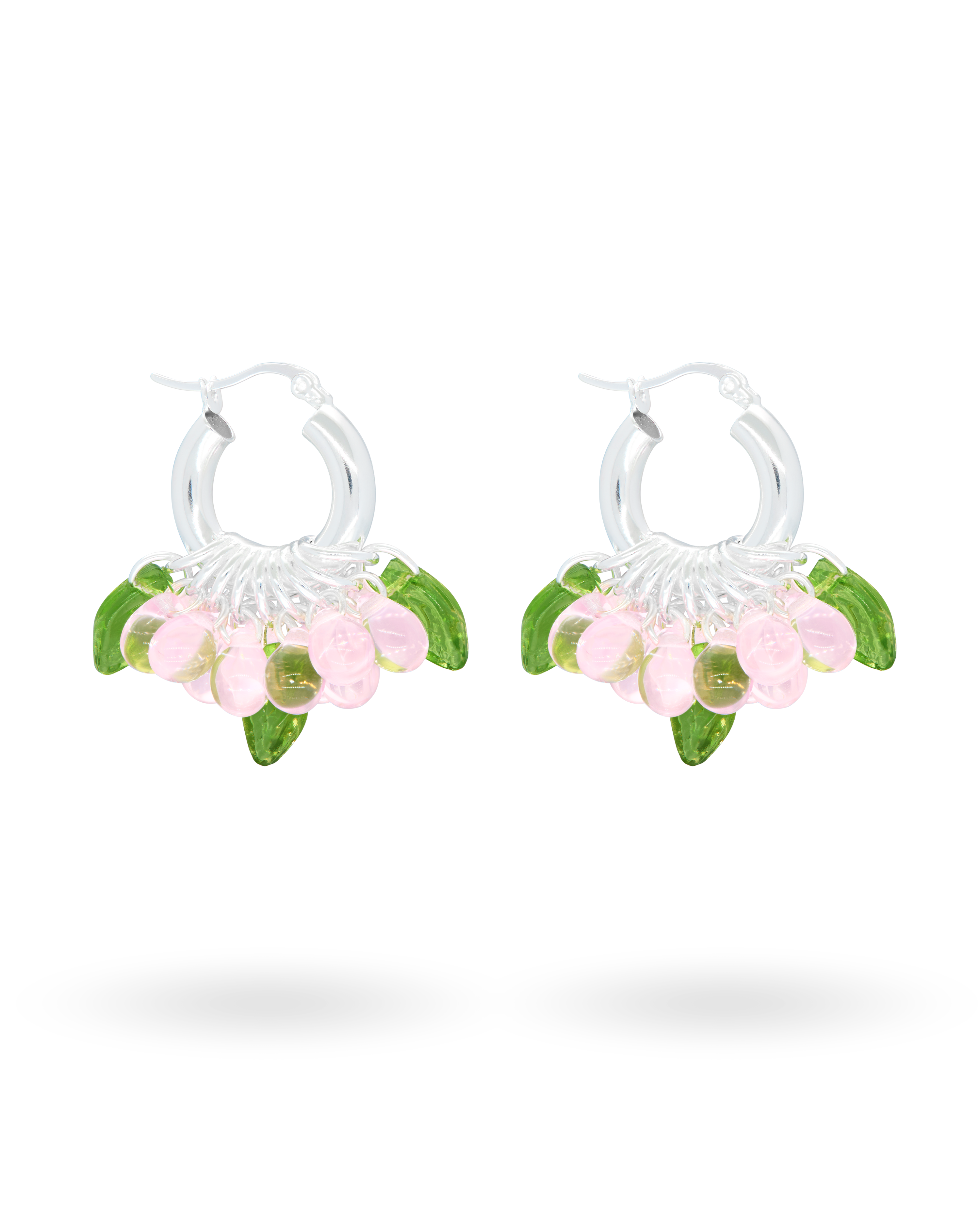 Mini Baby Blossom Earrings in Silver