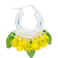 Mini Baby Buttercup Earrings in Silver