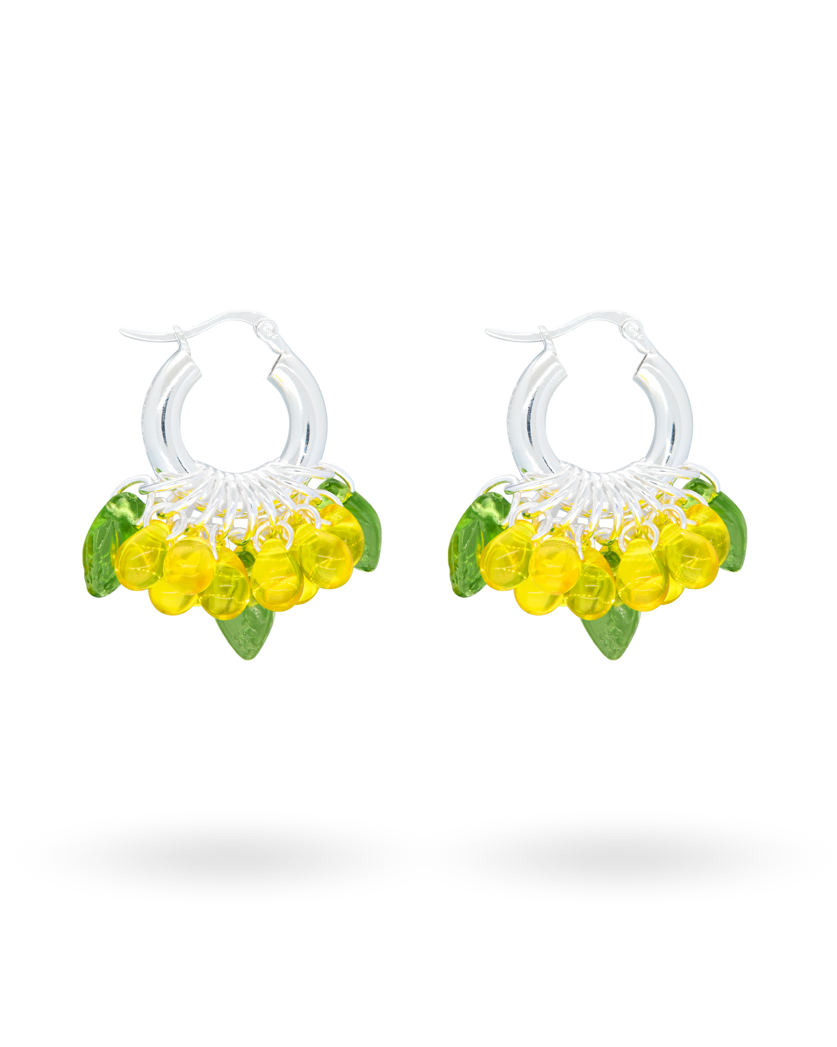 Mini Baby Buttercup Earrings in Silver