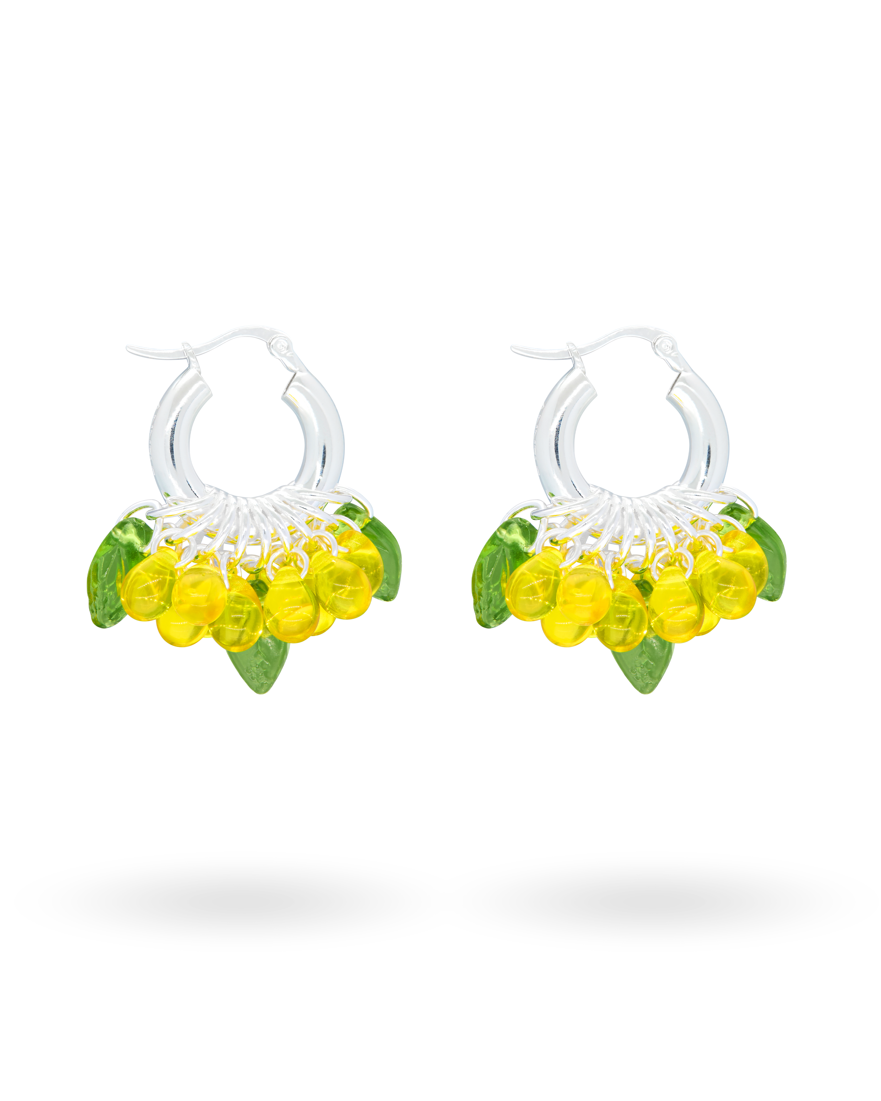 Mini Baby Buttercup Earrings in Silver