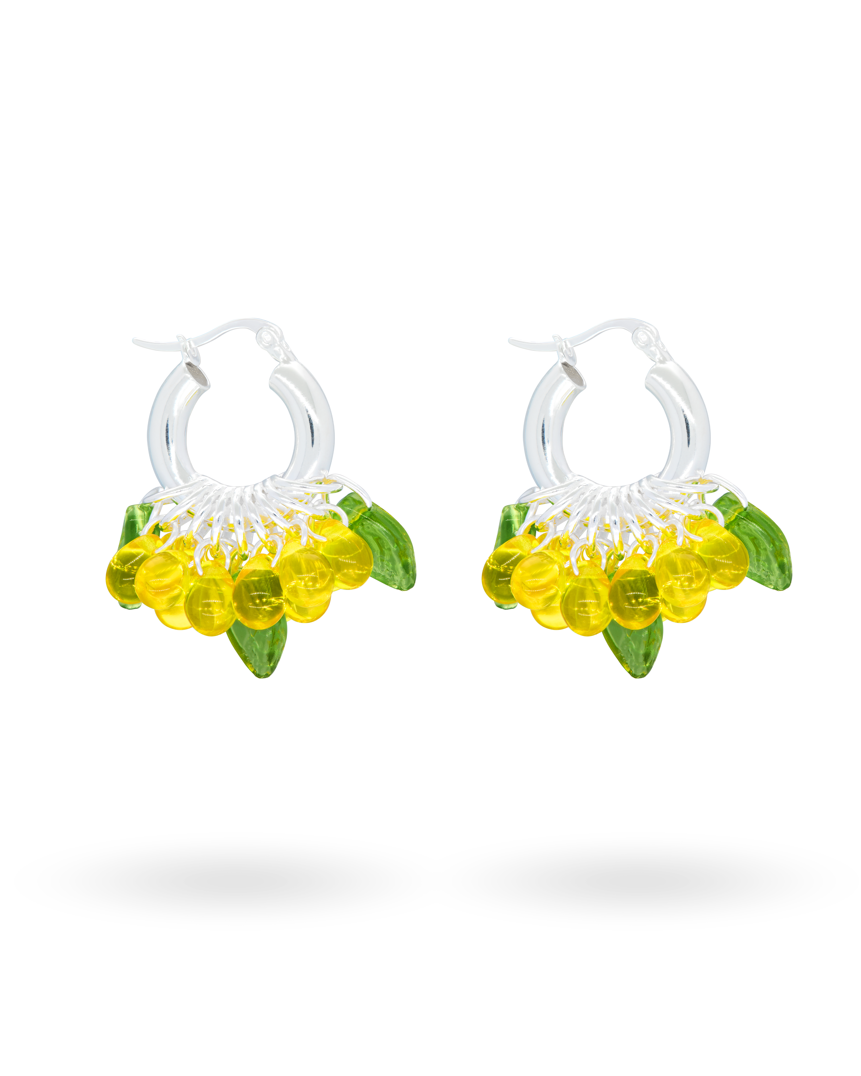 Mini Baby Buttercup Earrings in Silver