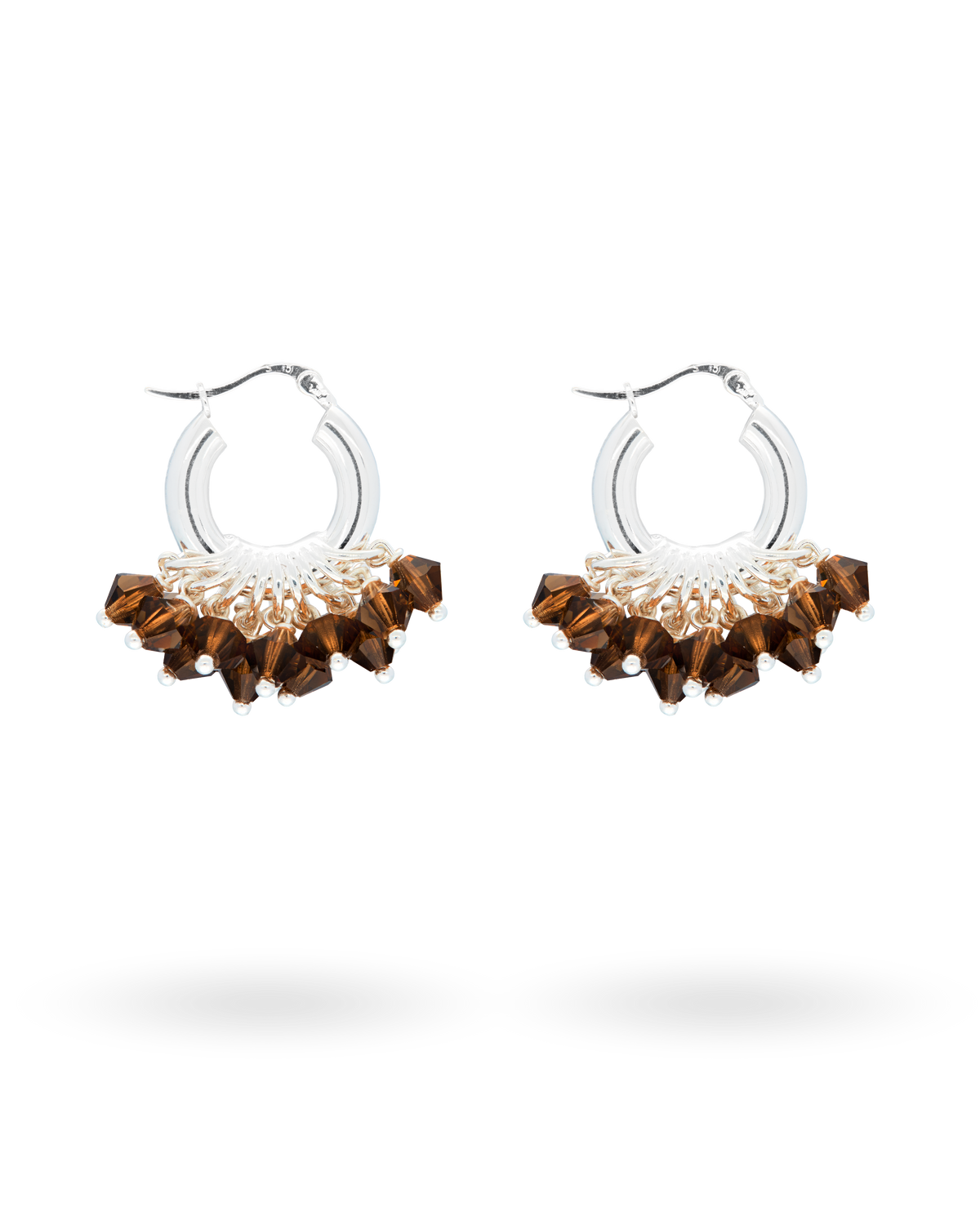 Mini Chocolicious Earrings in Silver