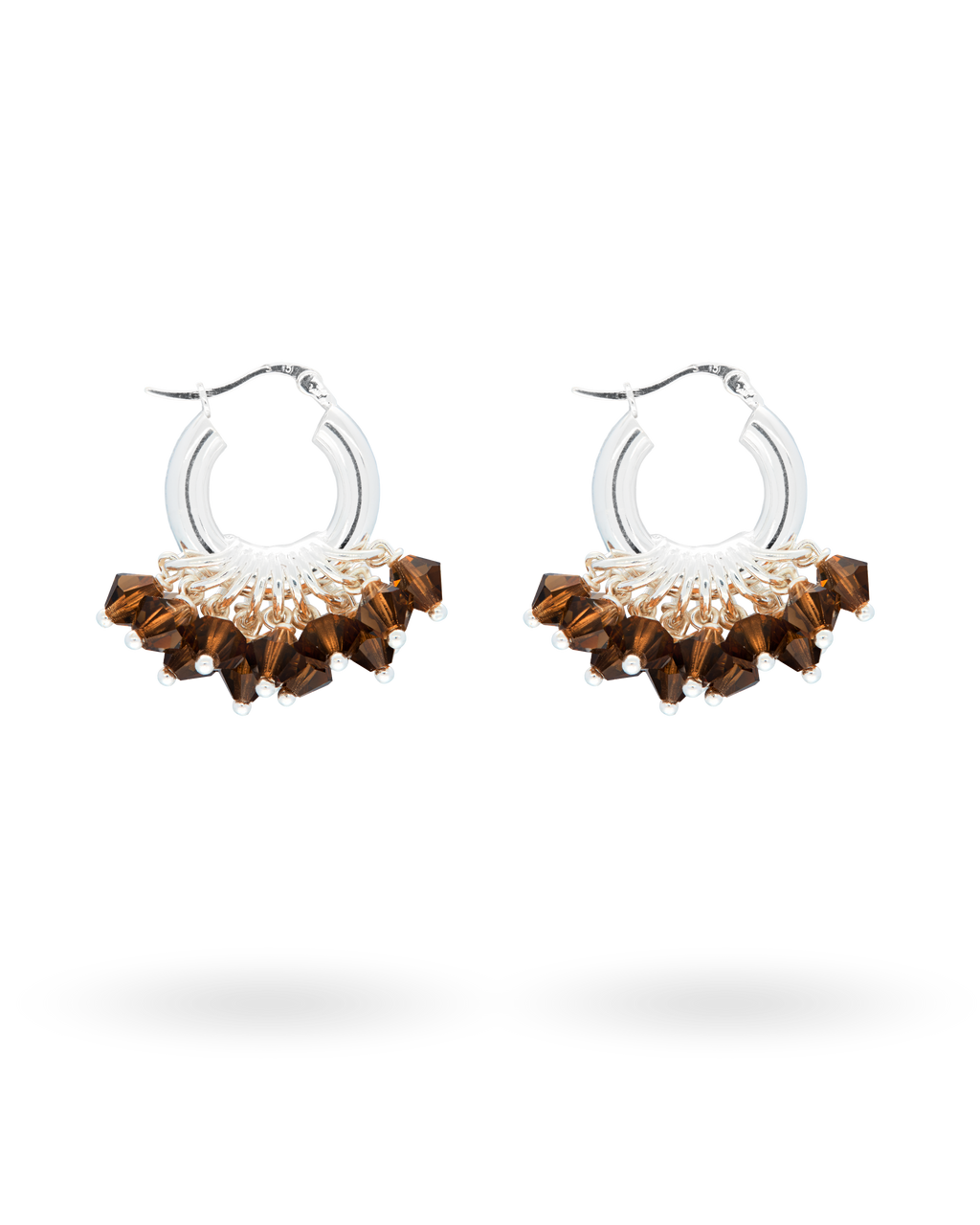 Mini Chocolicious Earrings in Silver