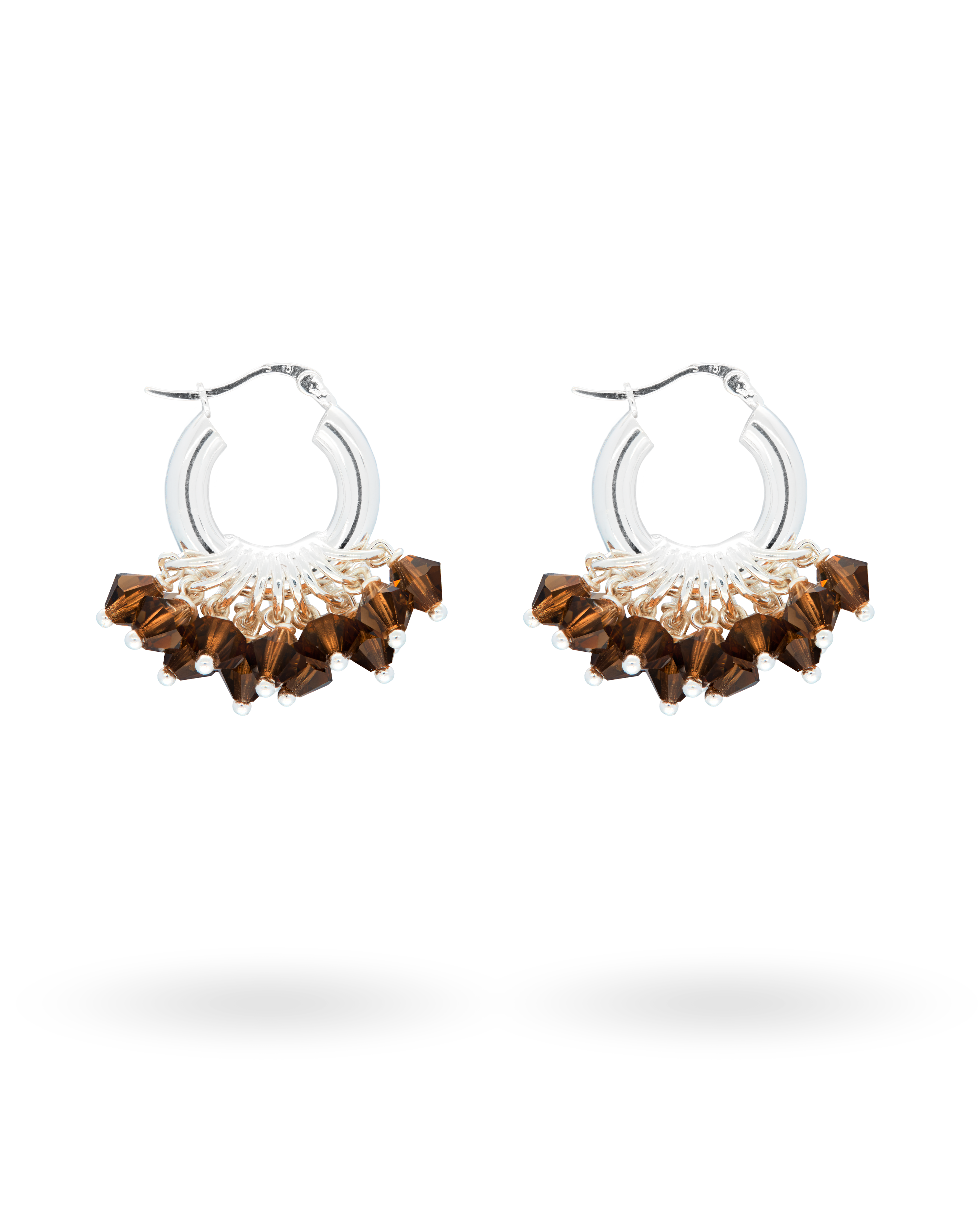 Mini Chocolicious Earrings in Silver