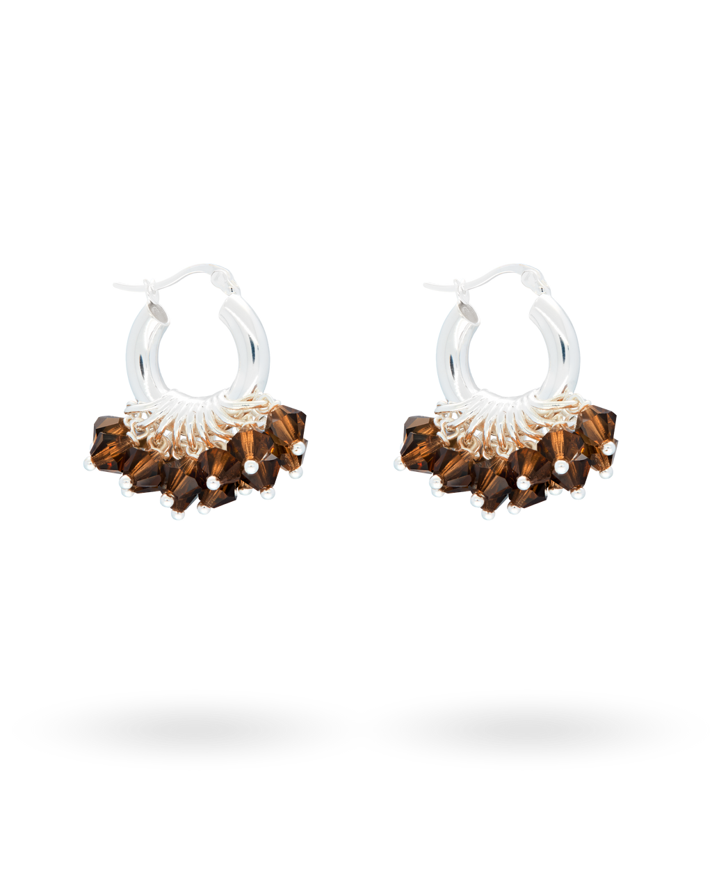 Mini Chocolicious Earrings in Silver