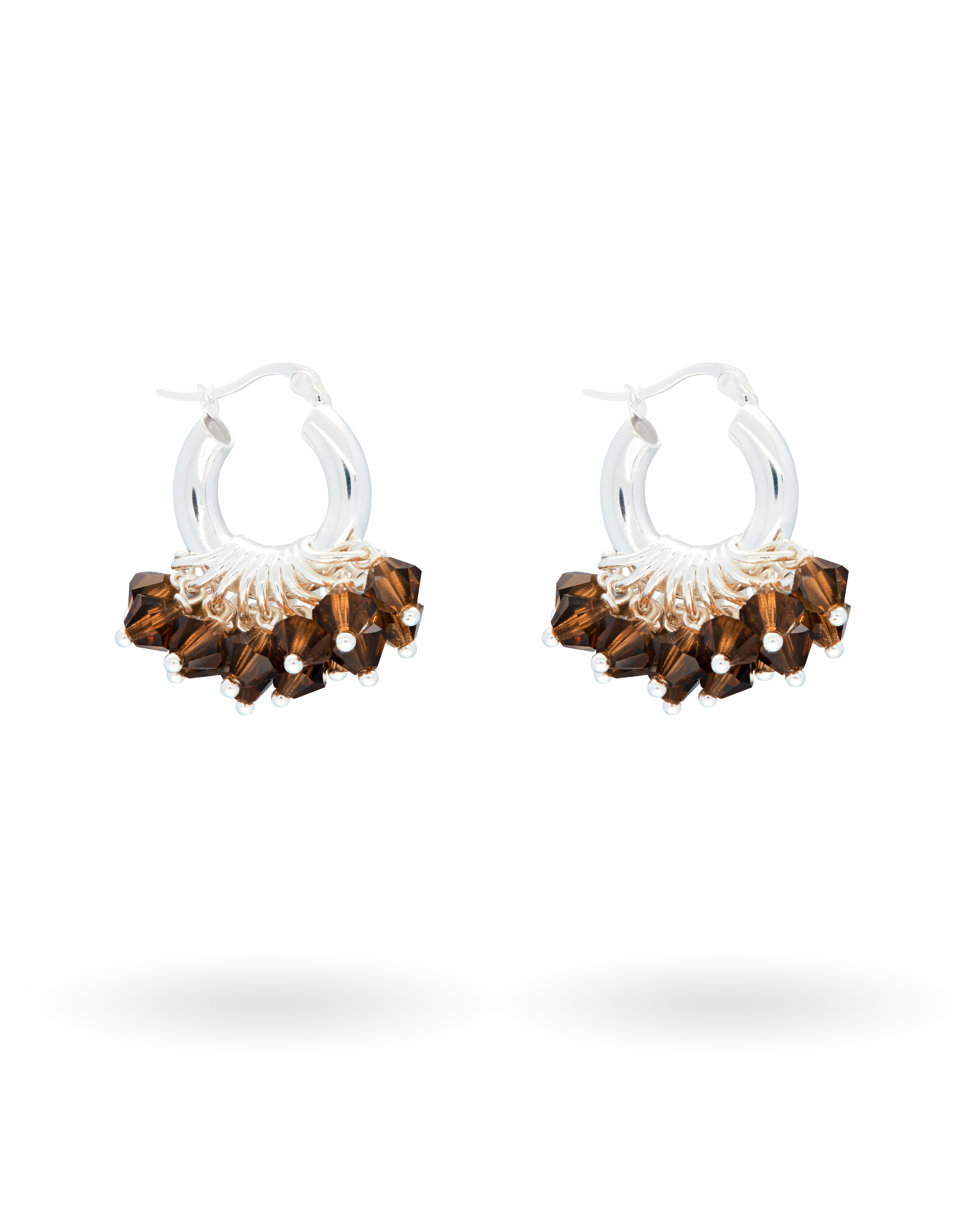 Mini Chocolicious Earrings in Silver