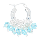 Mini Ice Ice Baby Earrings in Silver