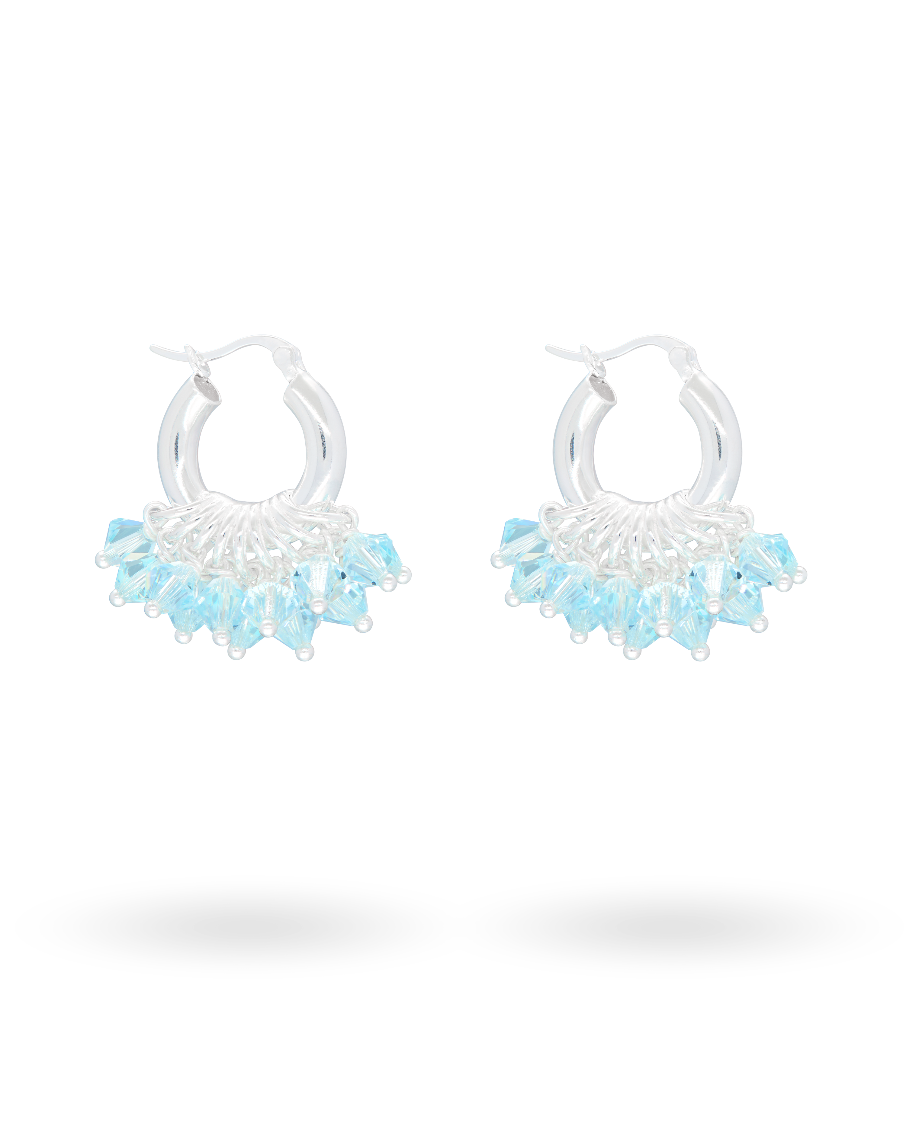 Mini Ice Ice Baby Earrings in Silver