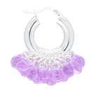 Plumtastic Earrings in Silver