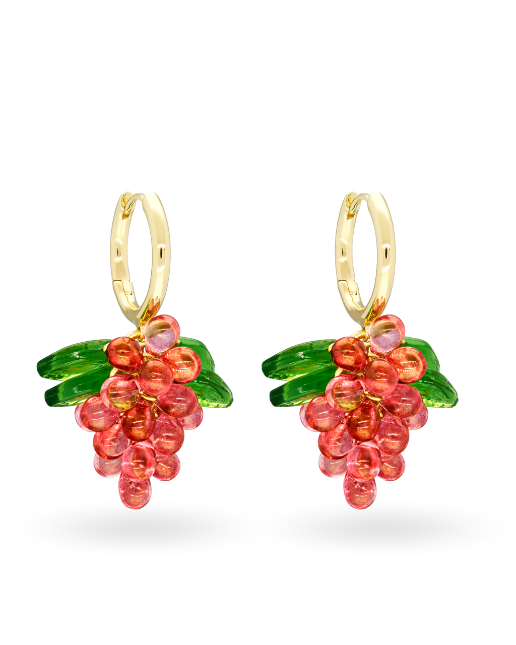 Raspberry Jelly Earrings