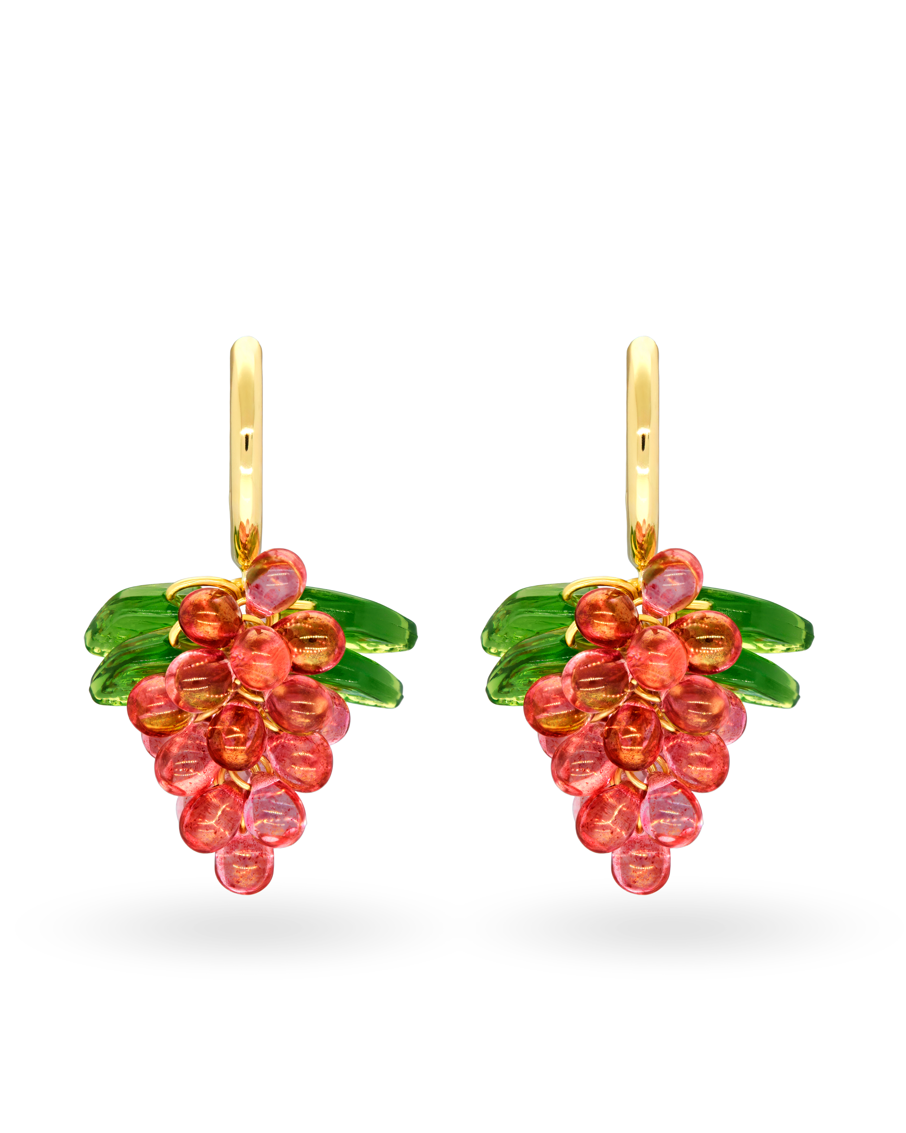 Raspberry Jelly Earrings