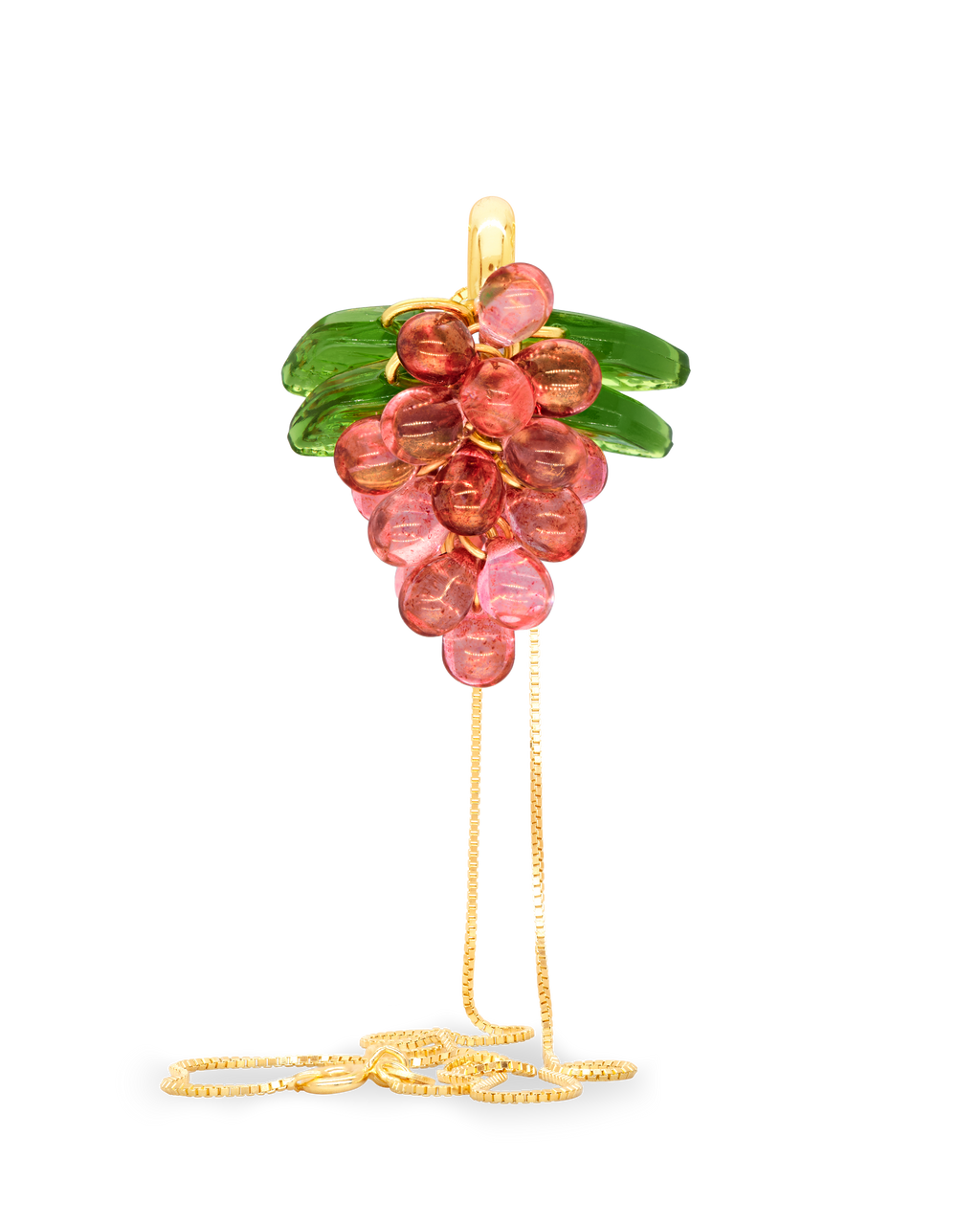 Raspberry Jelly Necklace