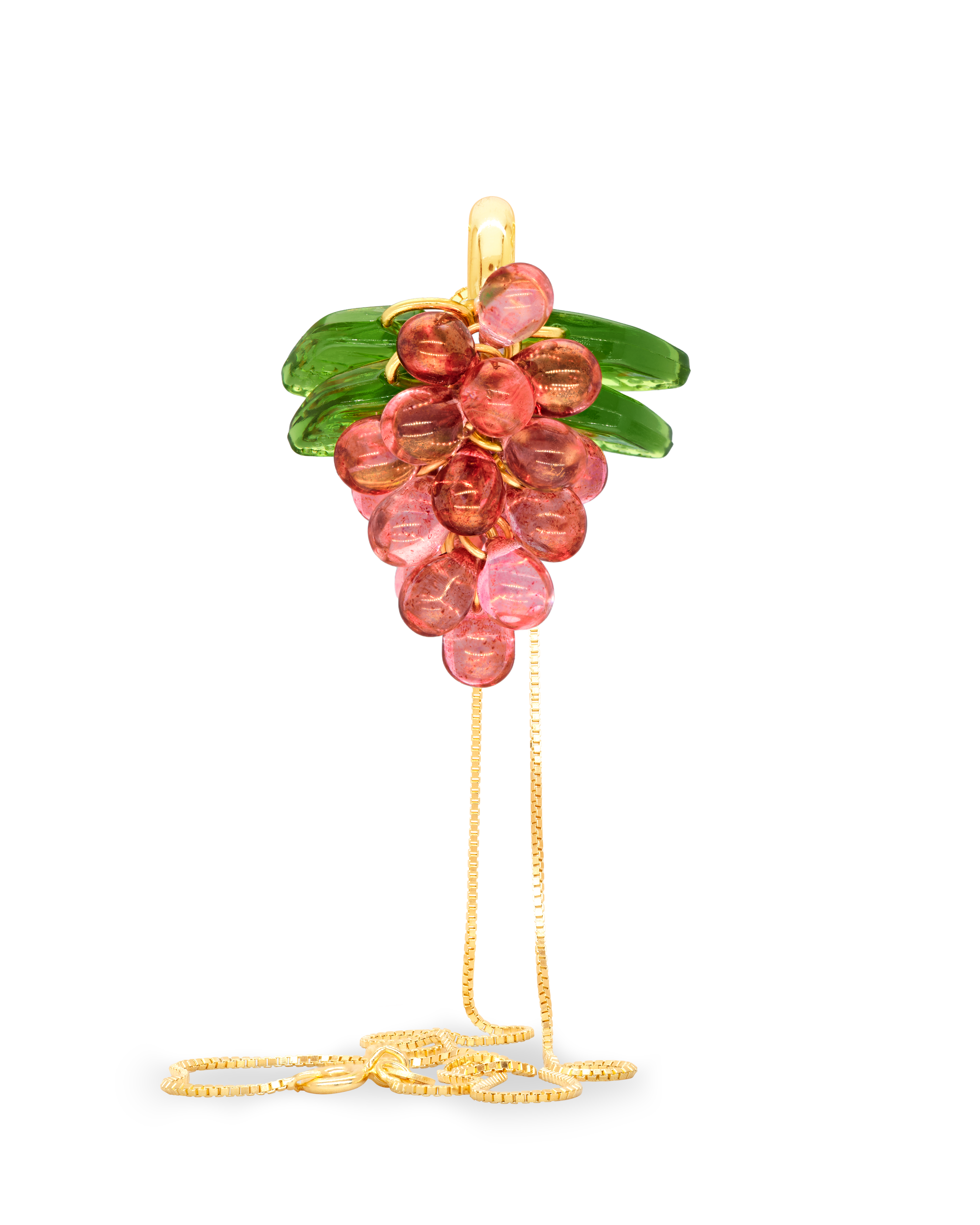 Raspberry Jelly Necklace