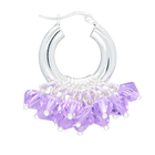 Ritzy Blitz Earrings in Silver
