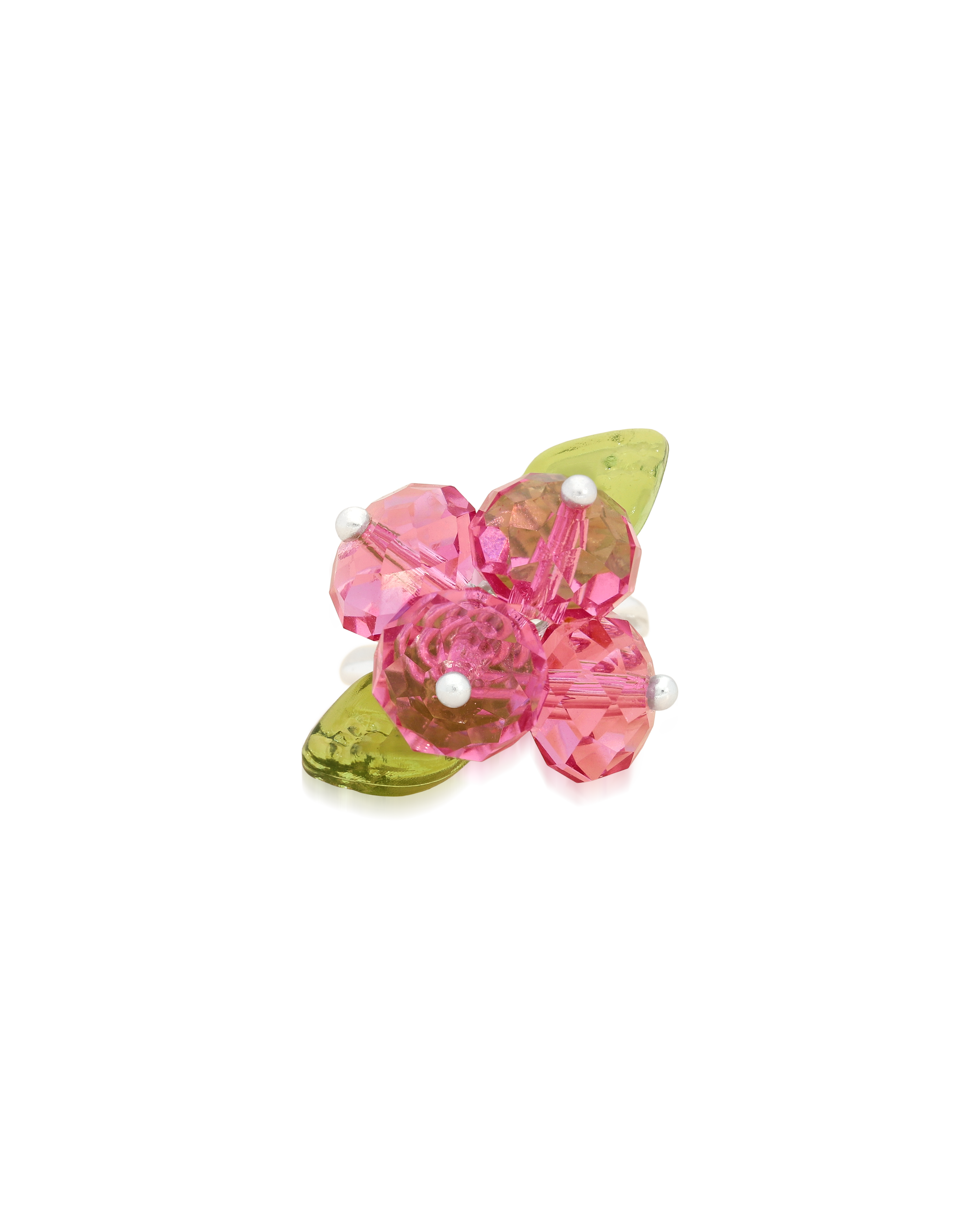 Rose Romance Earcuff in Silver