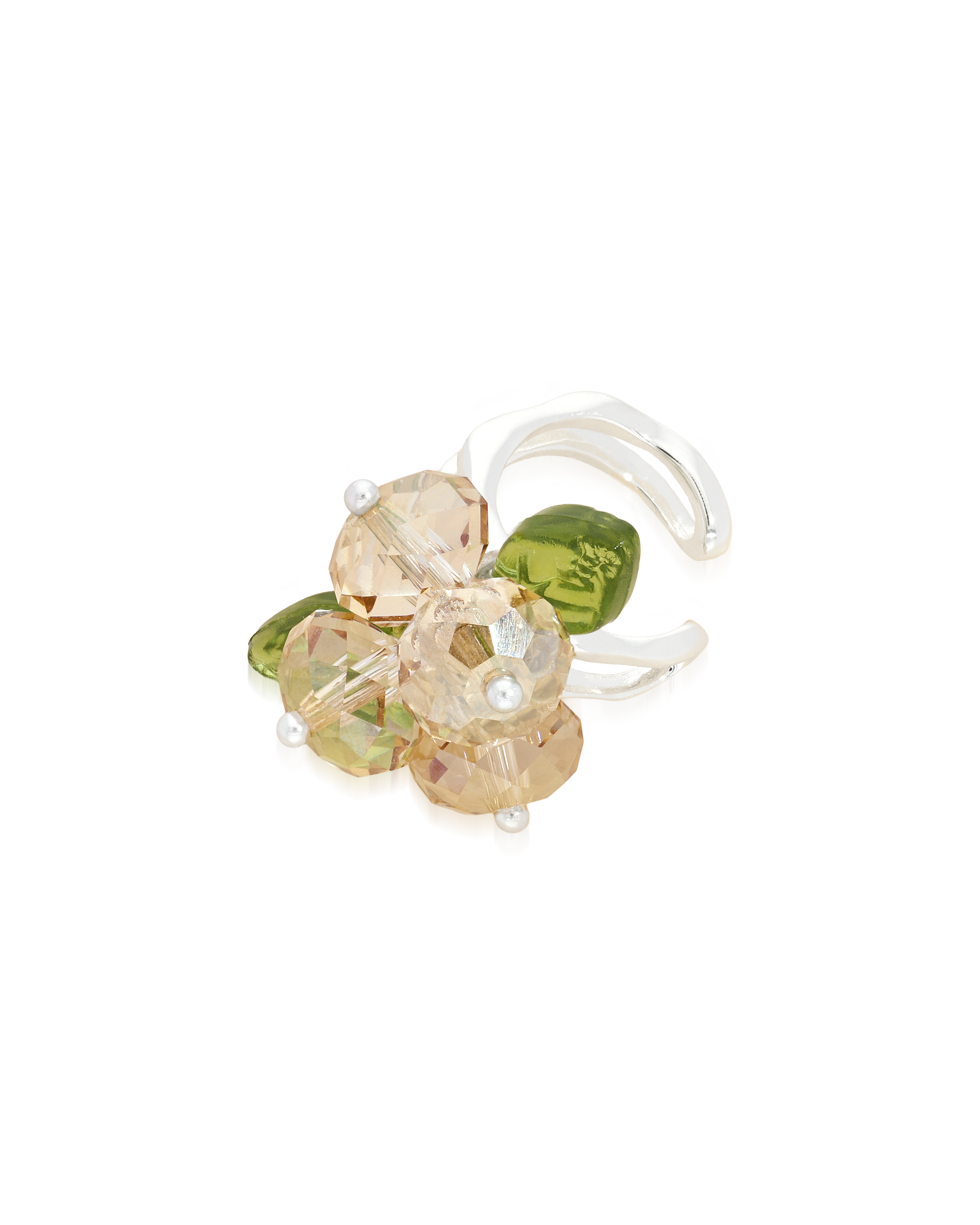 Vanilla Romance Earcuff in Silver