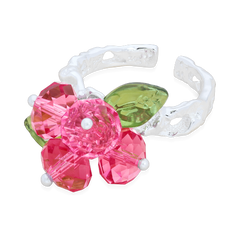 Rose Romance Ring in Silver