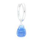 Sugar Drop Blue Earrings in Silver