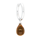 Sugar Drop Choco Earrings in Silver