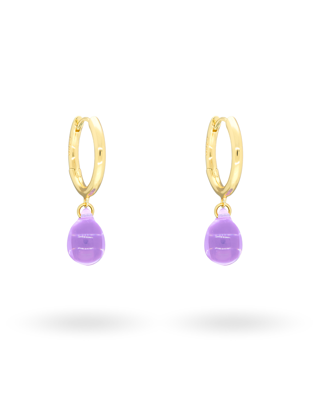 Sugar Drop Violet Earrings