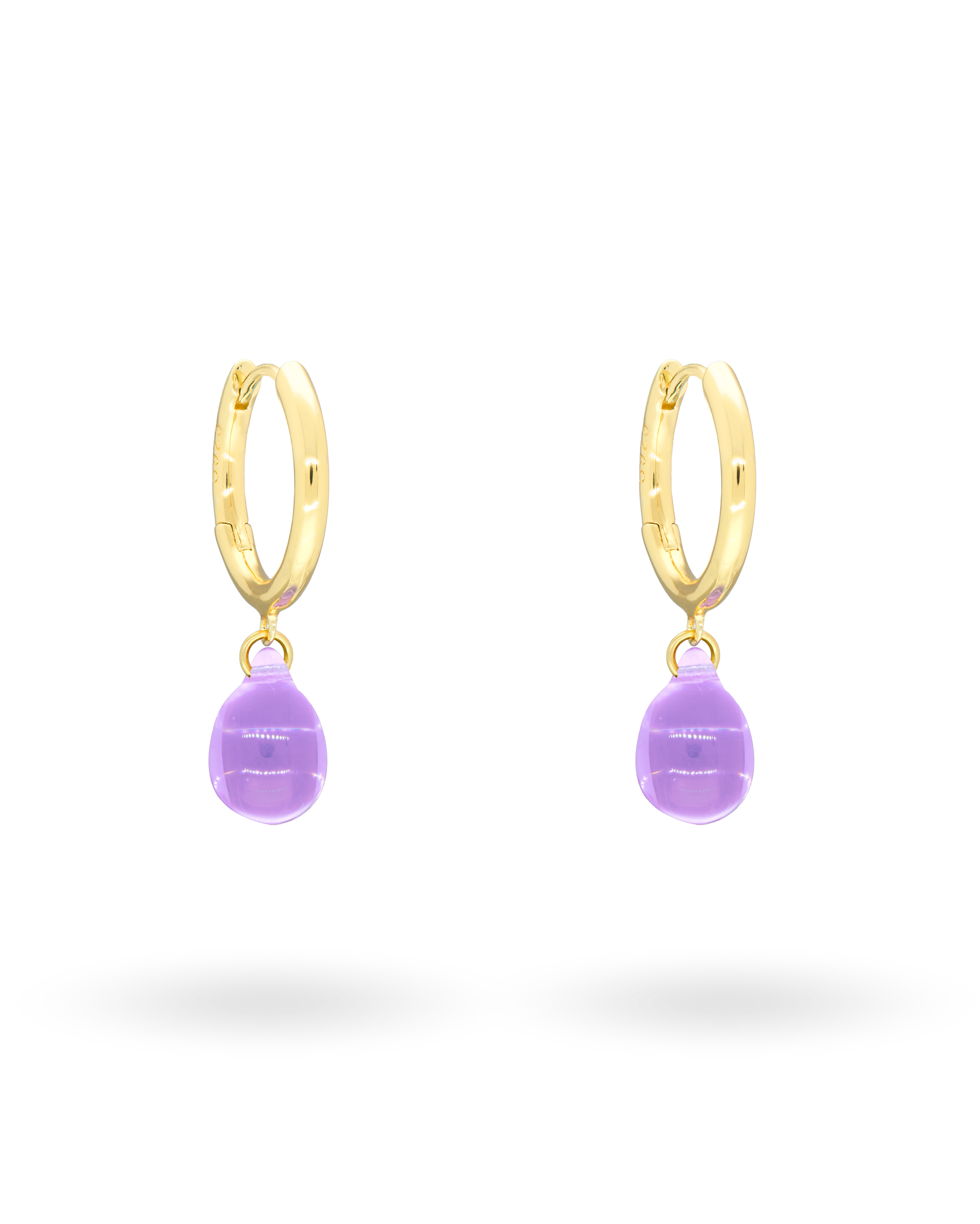 Sugar Drop Violet Earrings