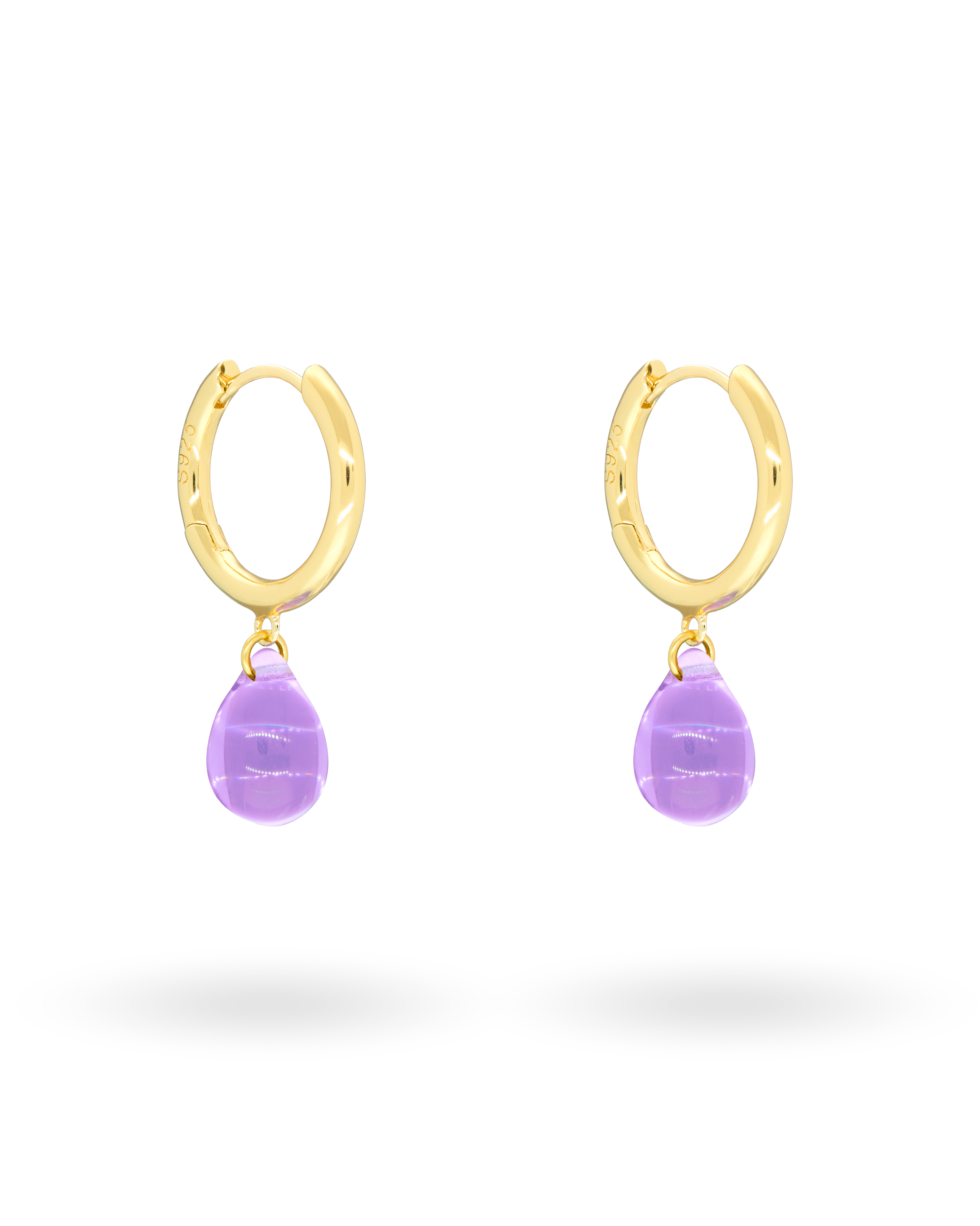 Sugar Drop Violet Earrings