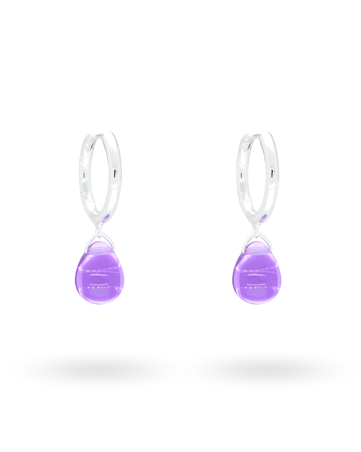 Sugar Drop Earrings Silver
