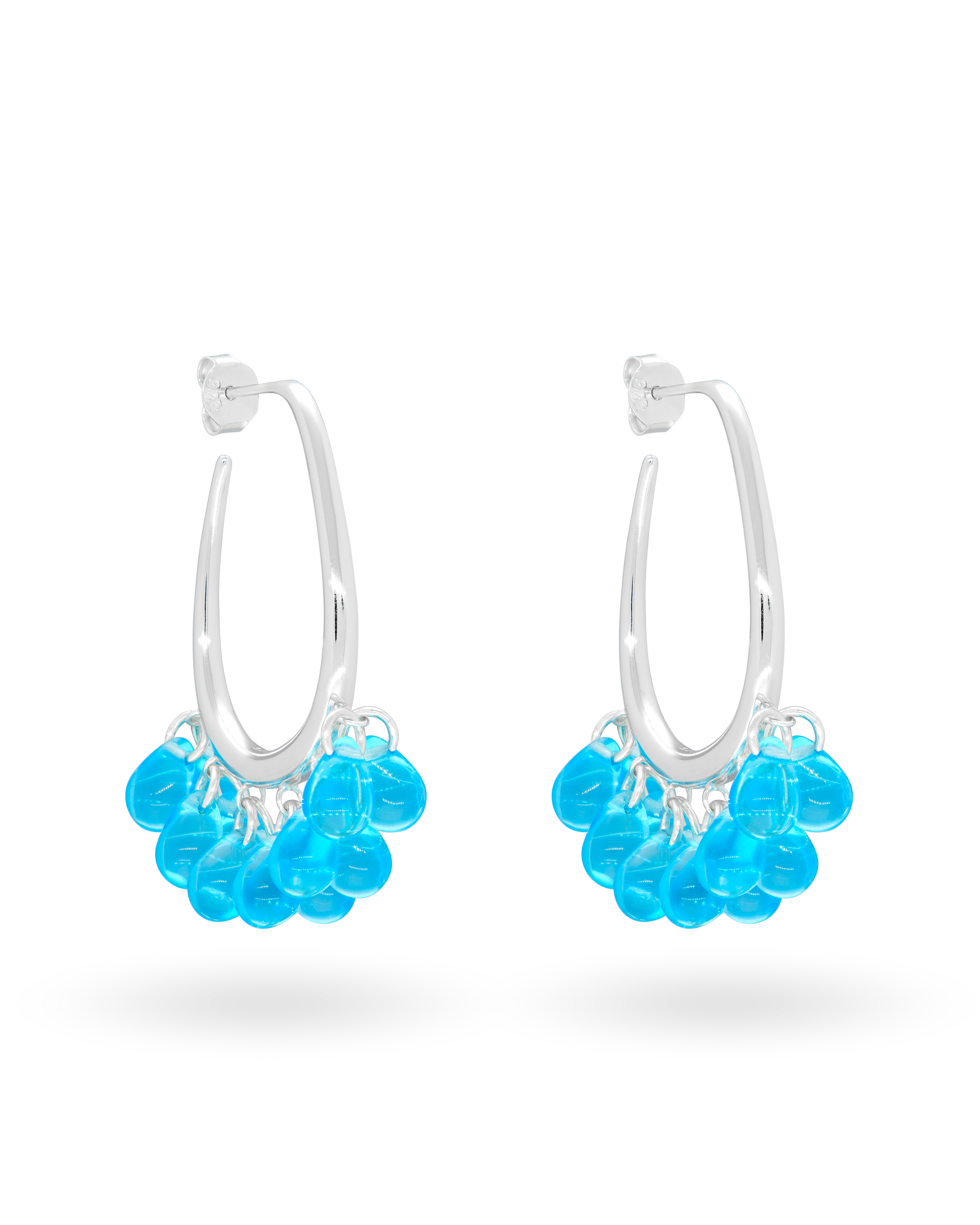 Surf's Up Earrings in Silver