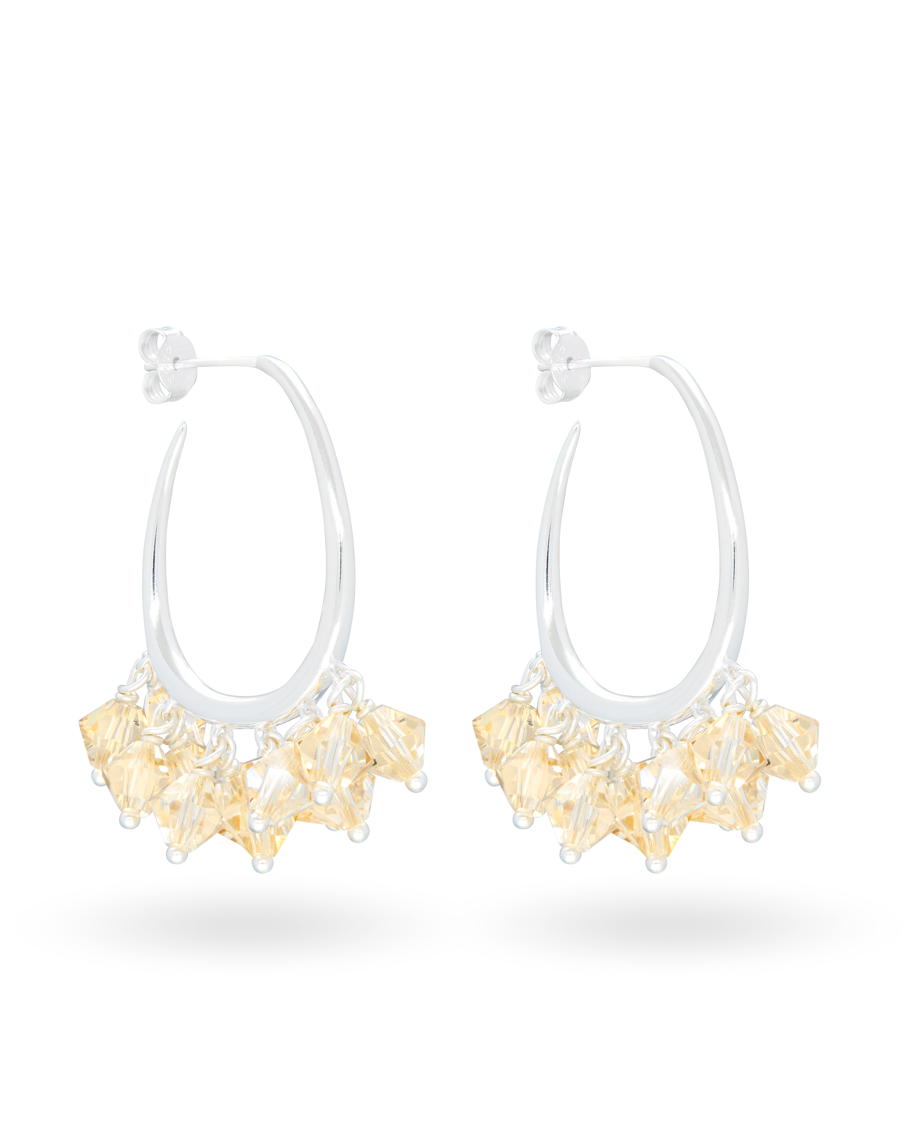 Vanilla Whip Earrings in Silver