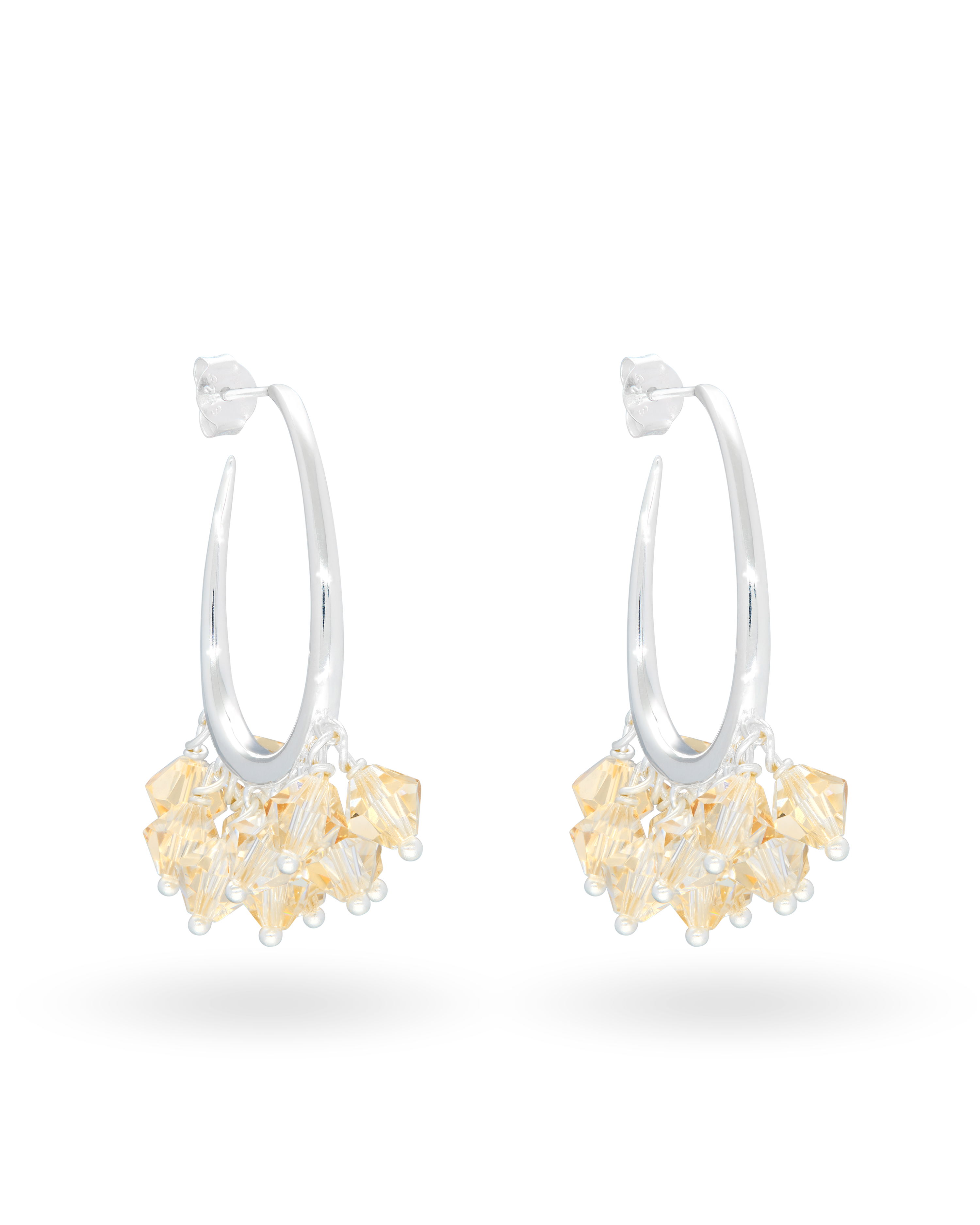 Vanilla Whip Earrings in Silver