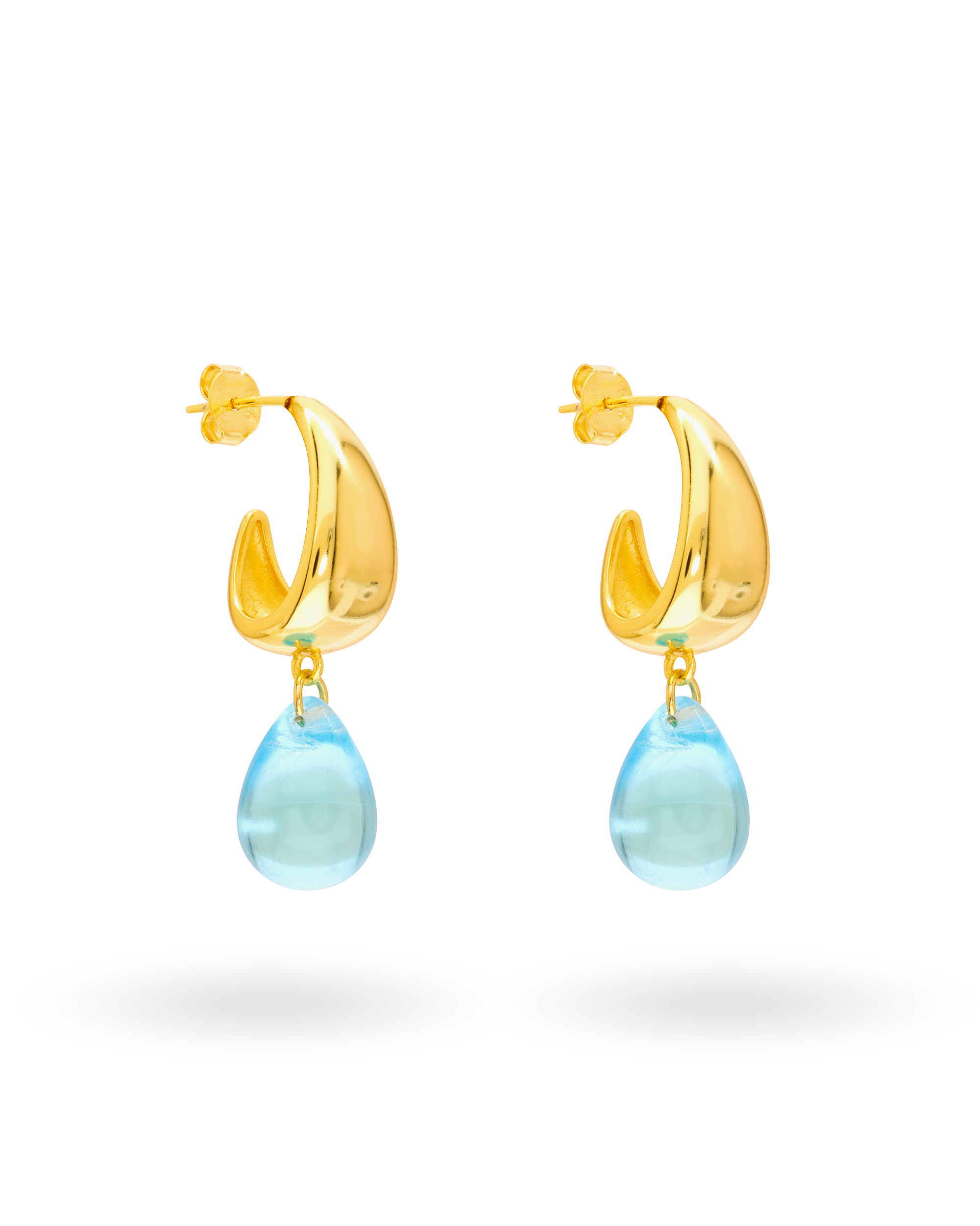 Aqua Drop Earrings