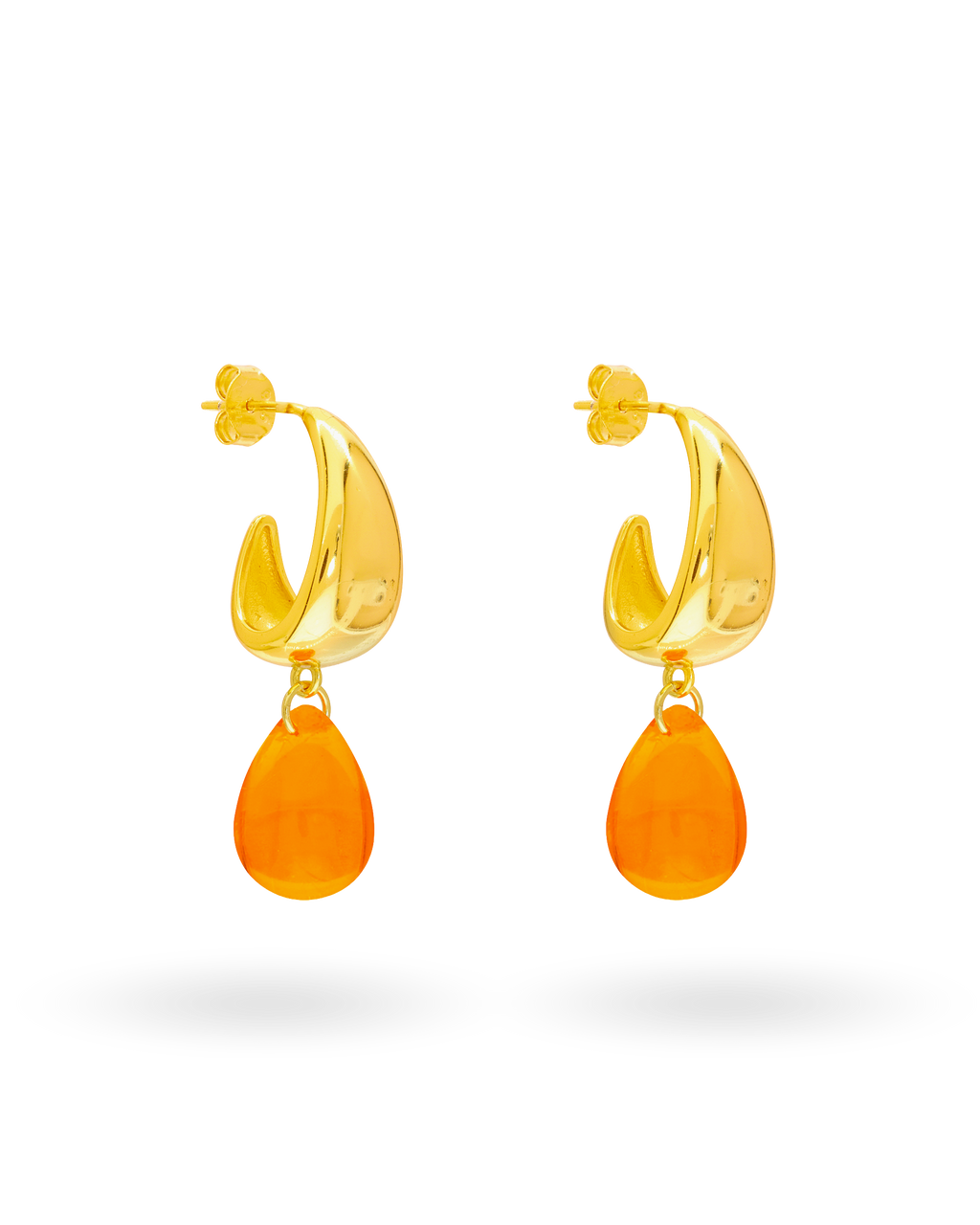 Orange Drop Oorbellen