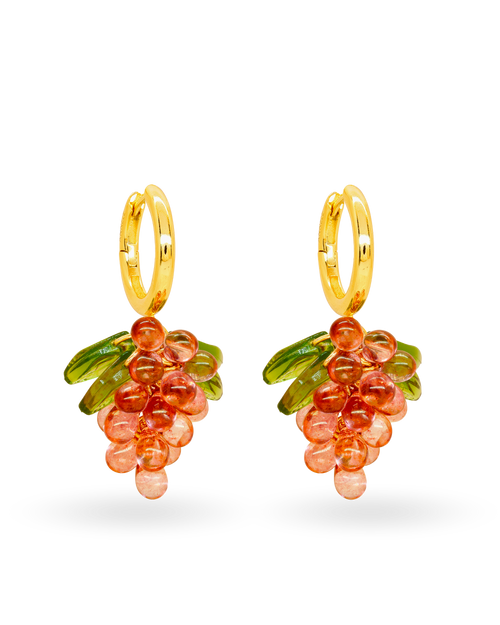 Raspberry Jelly Earrings