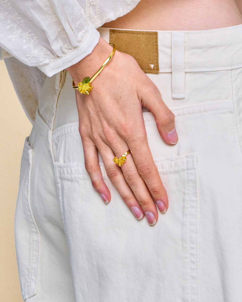 Disco Ring Yellow