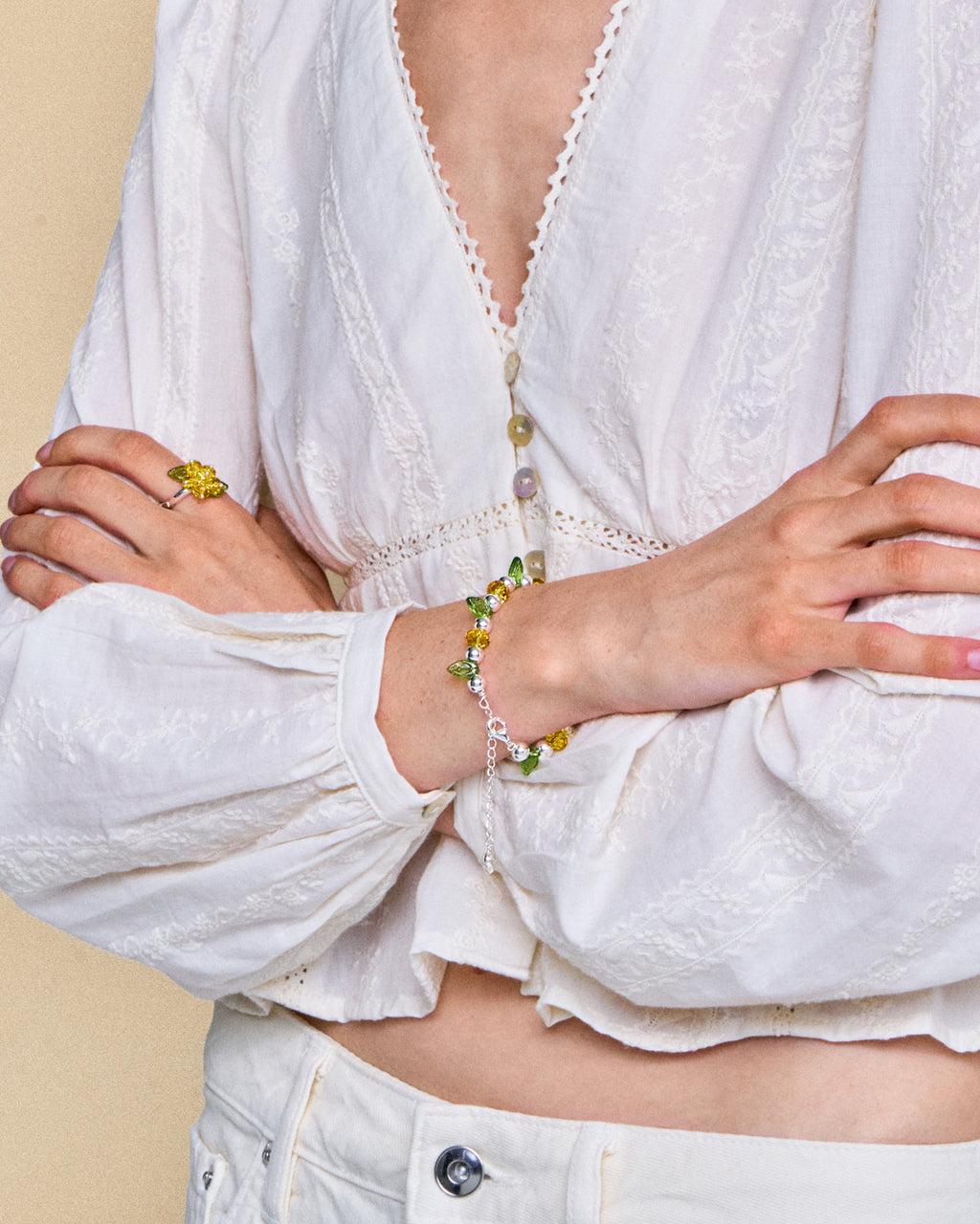 Sweet Citrus Bracelet in Silver