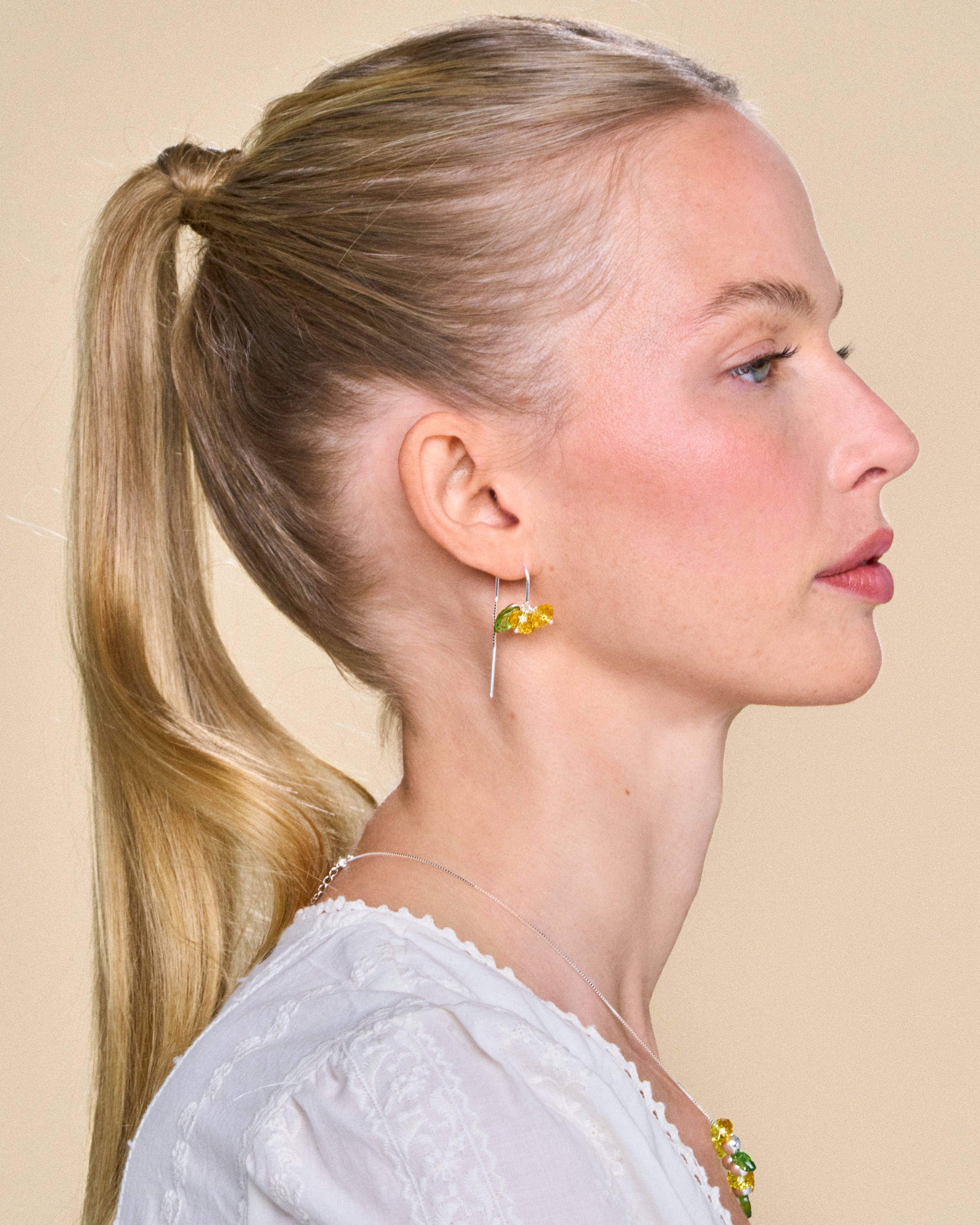Limoncello Earrings in Silver