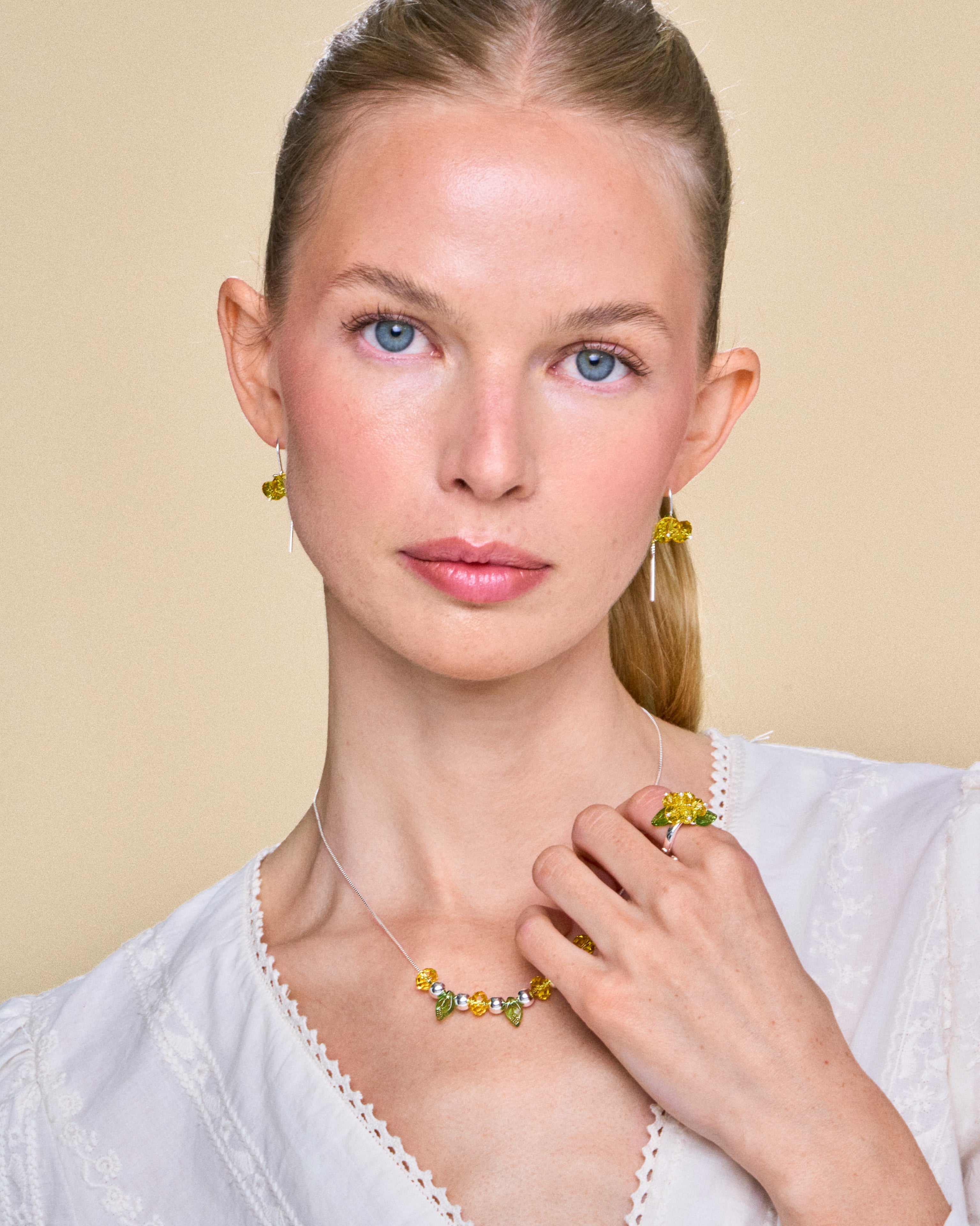 Limoncello Earrings in Silver