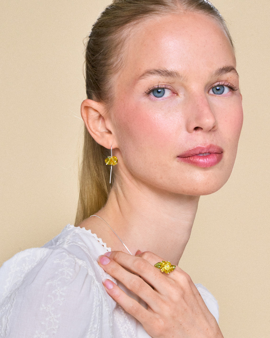 Limoncello Earrings in Silver