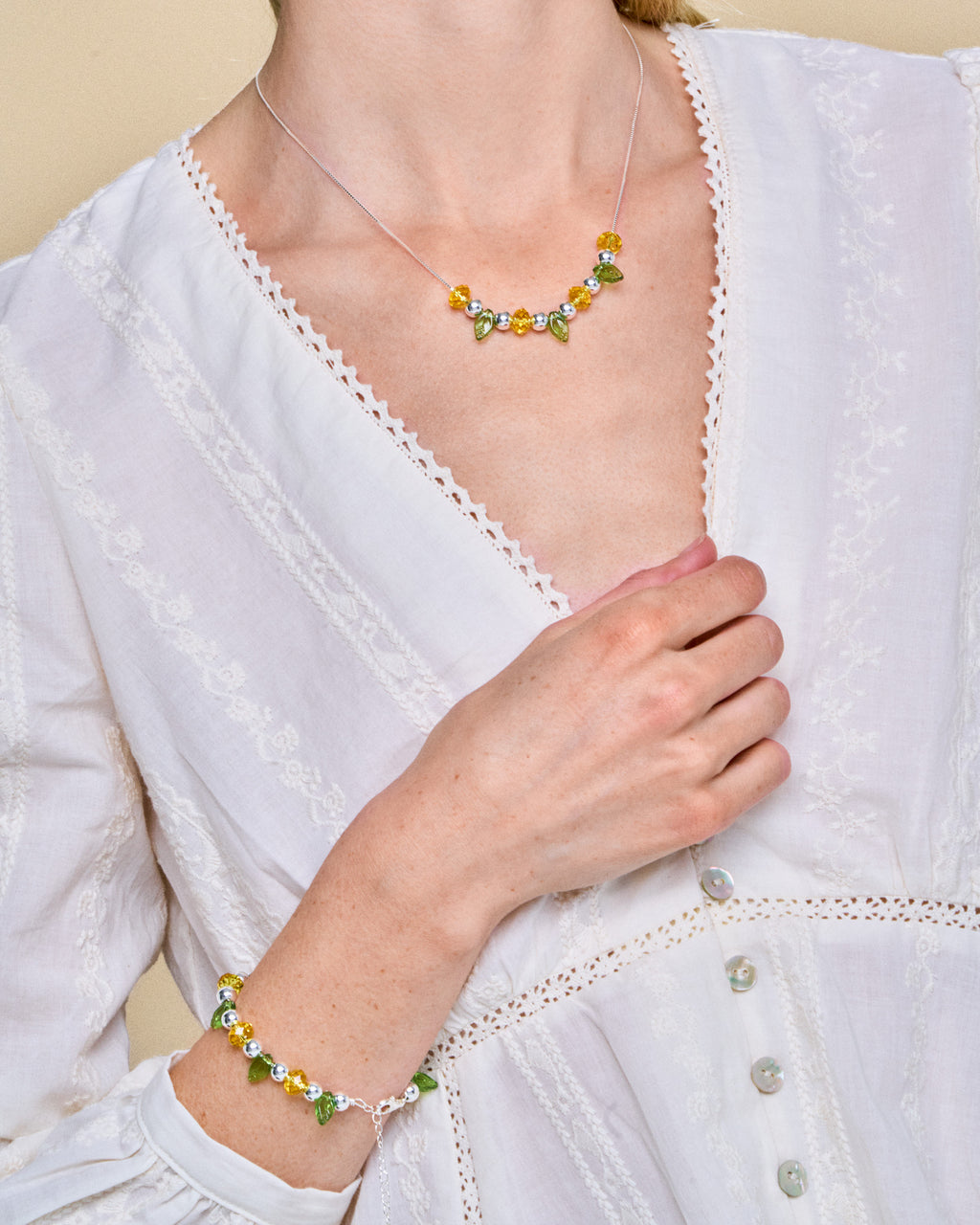 Sweet Citrus Bracelet in Silver