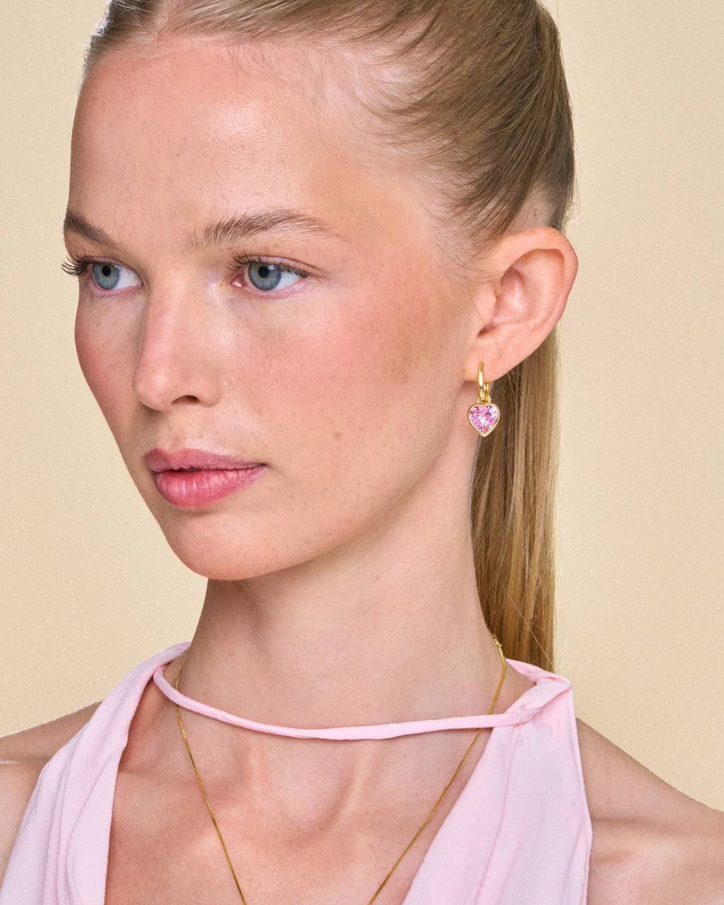 Sweethearts Light Pink Earrings