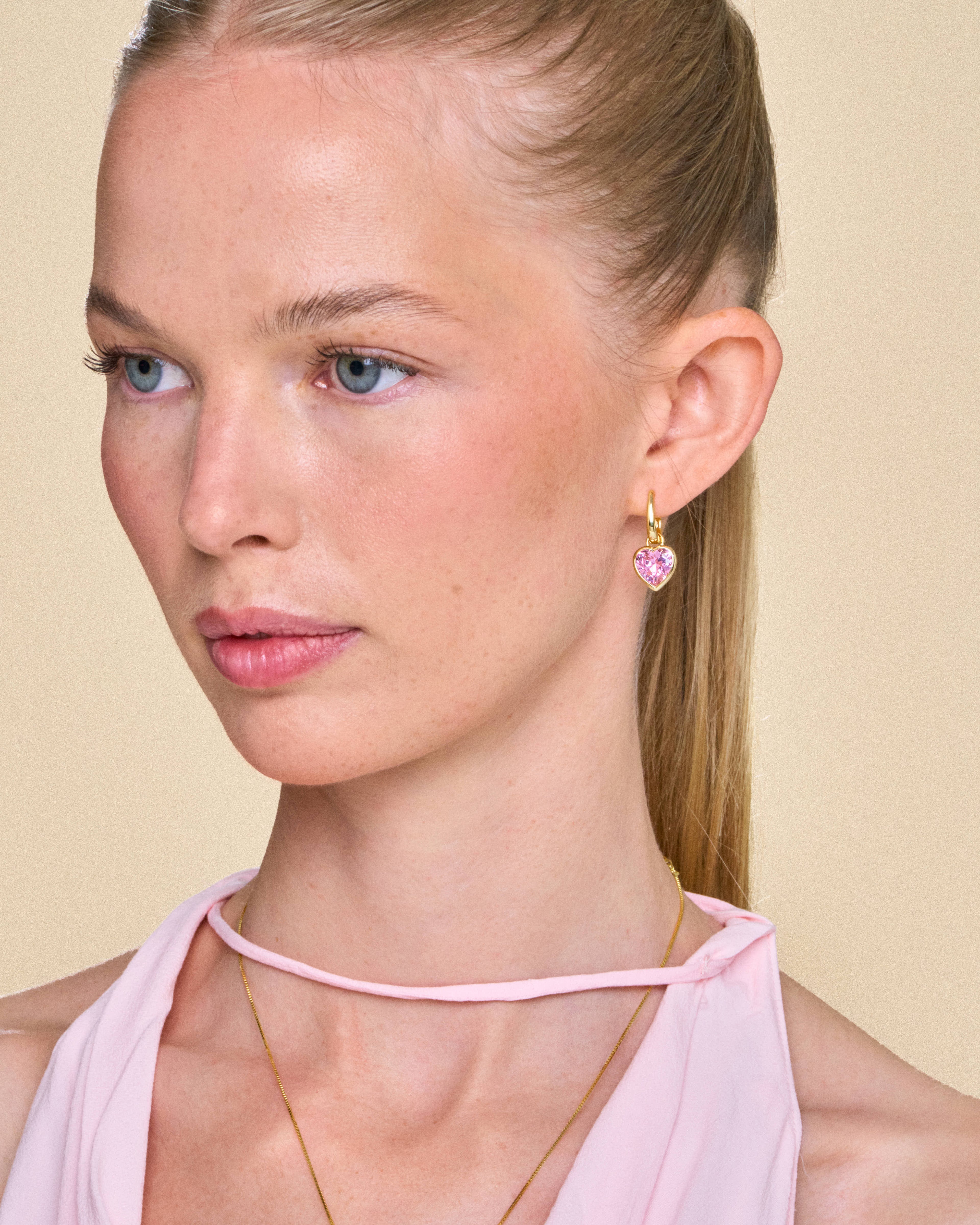 Sweethearts Light Pink Earrings