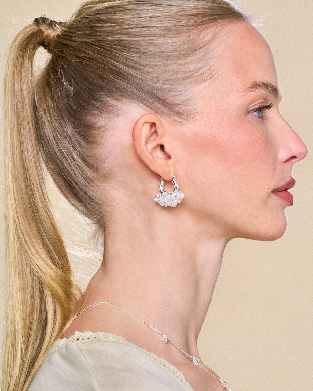 Mini Sugar Rush Earrings in Silver
