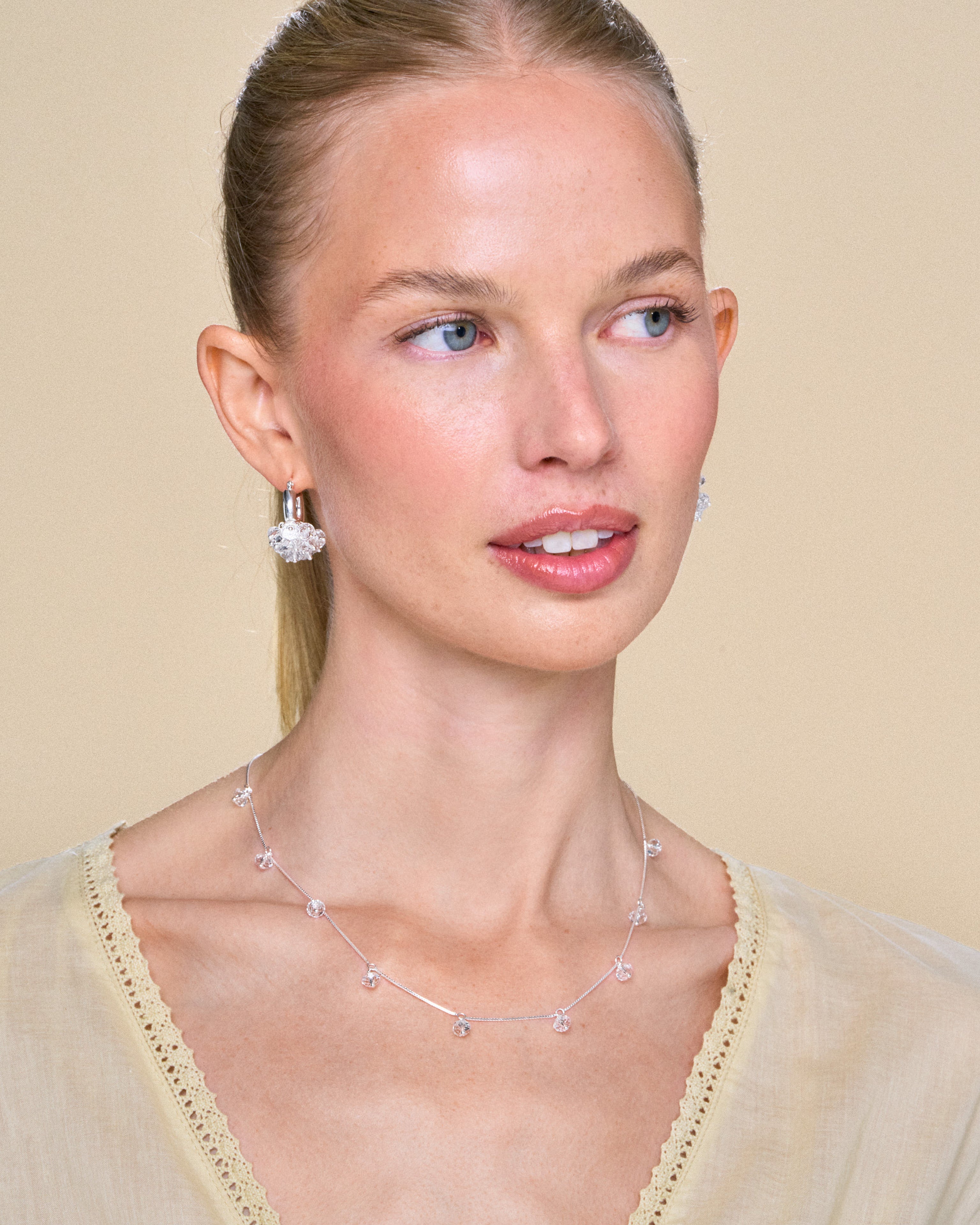 Mini Sugar Rush Earrings in Silver