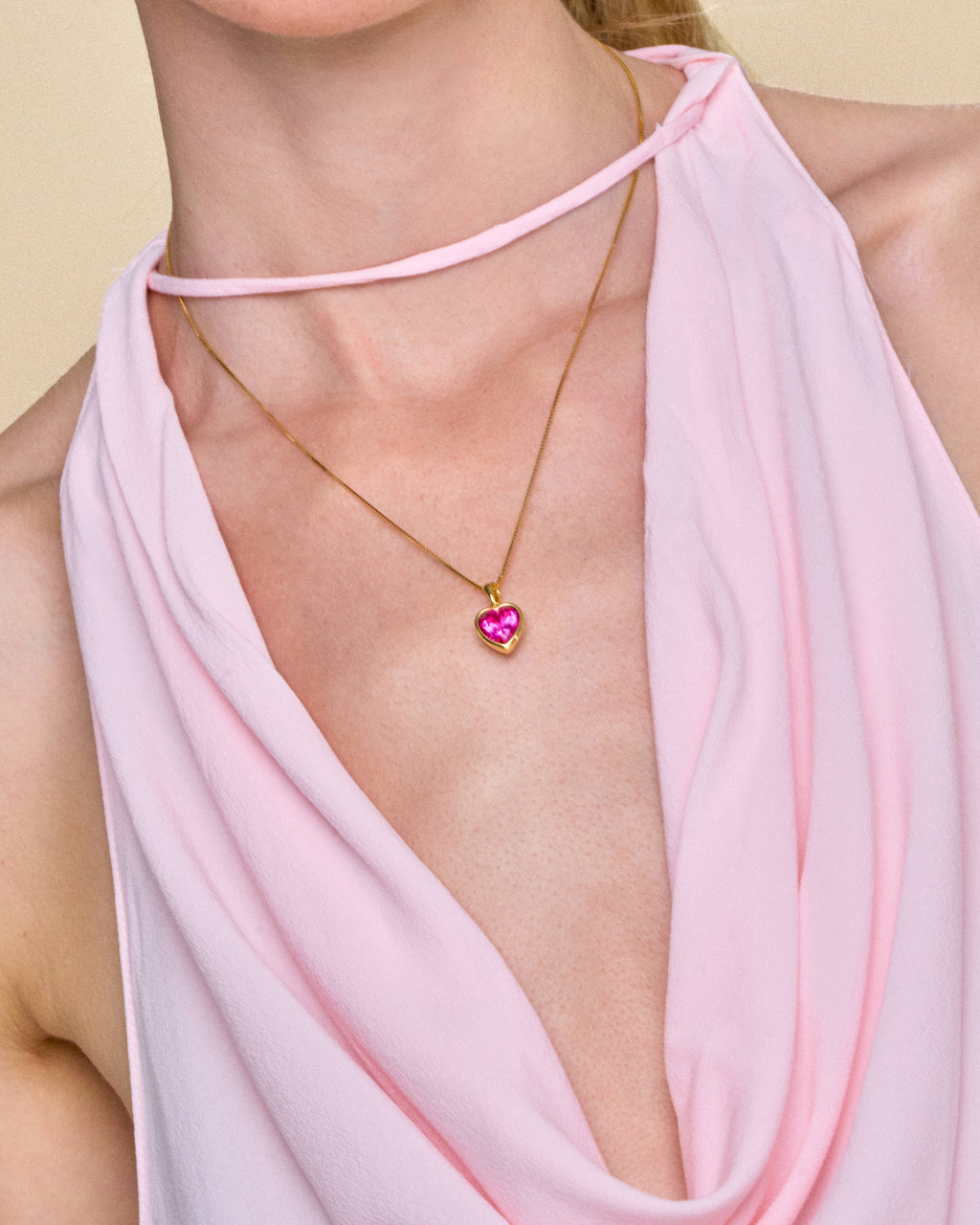 Sweethearts Pink Necklace