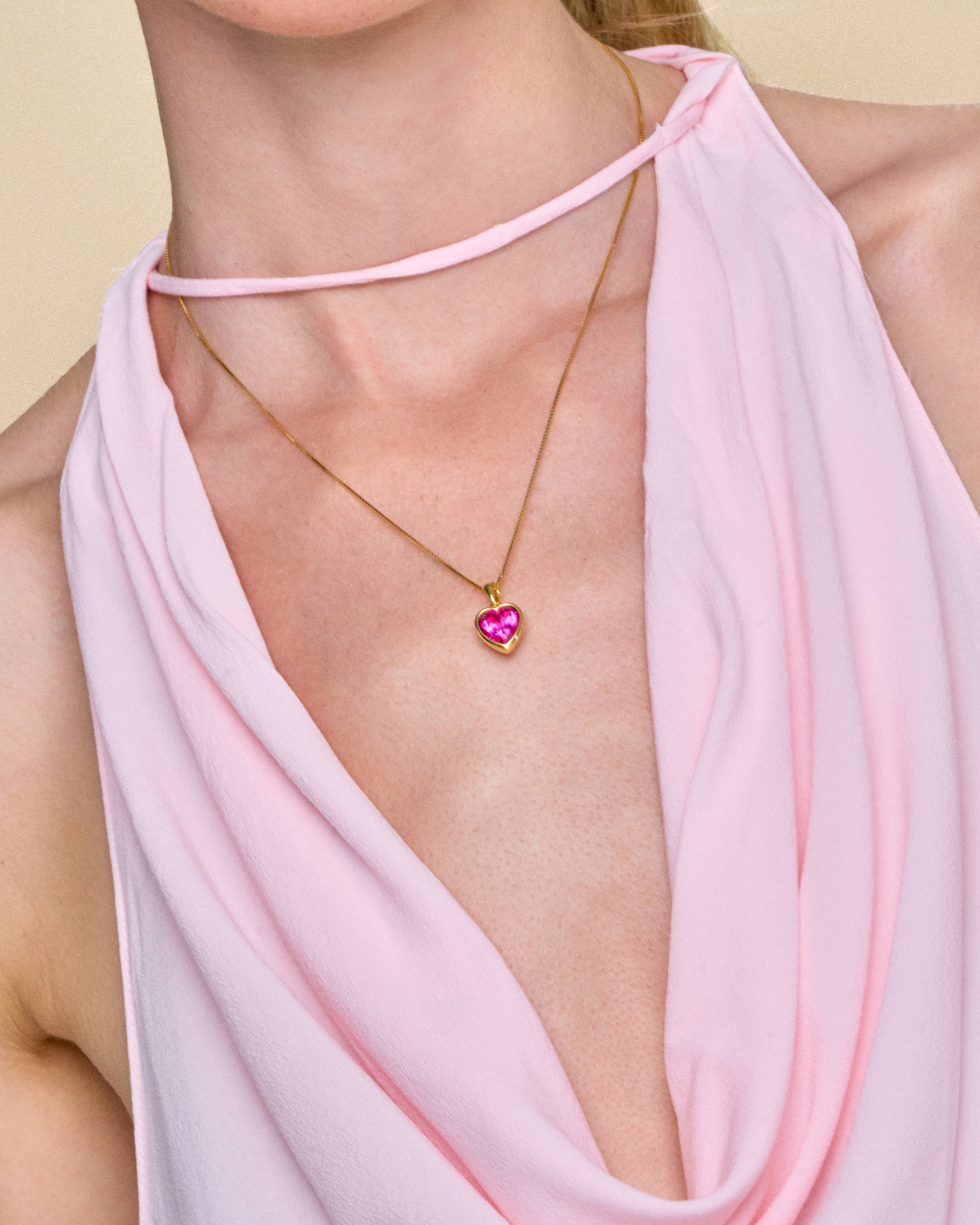 Sweethearts Pink Necklace
